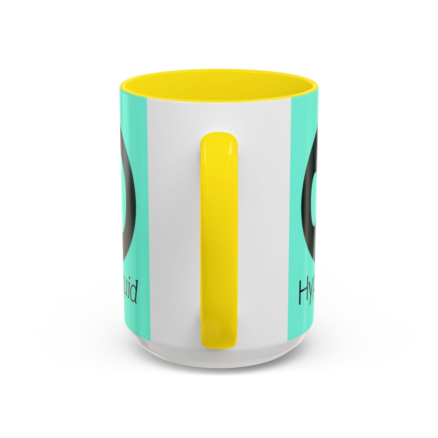 Hyperliquid Black font Light Hyperliquid Accent Mug by cypherpunkgear.com