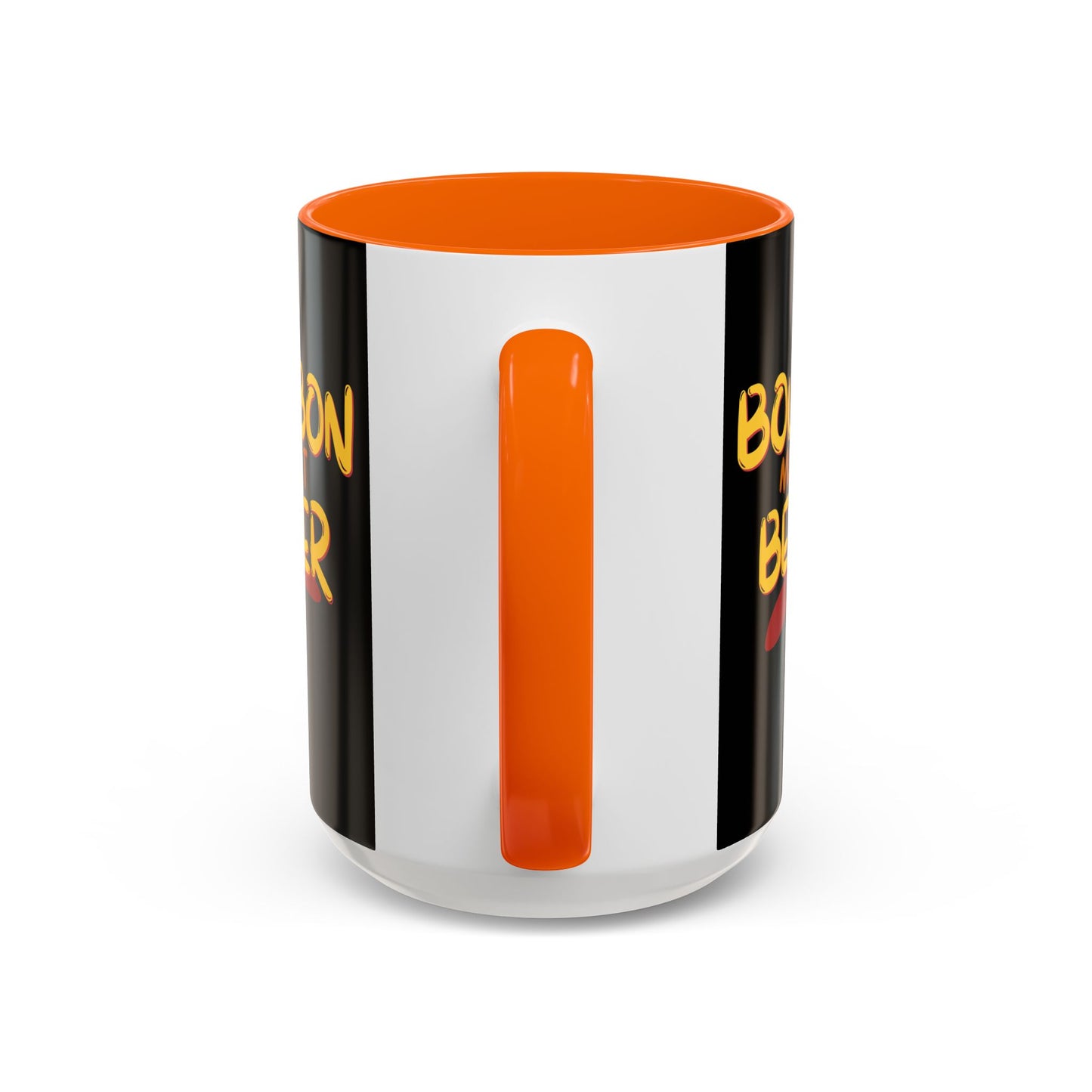 Bourbon makes it better Accent Mug by cypherpunkgear.com