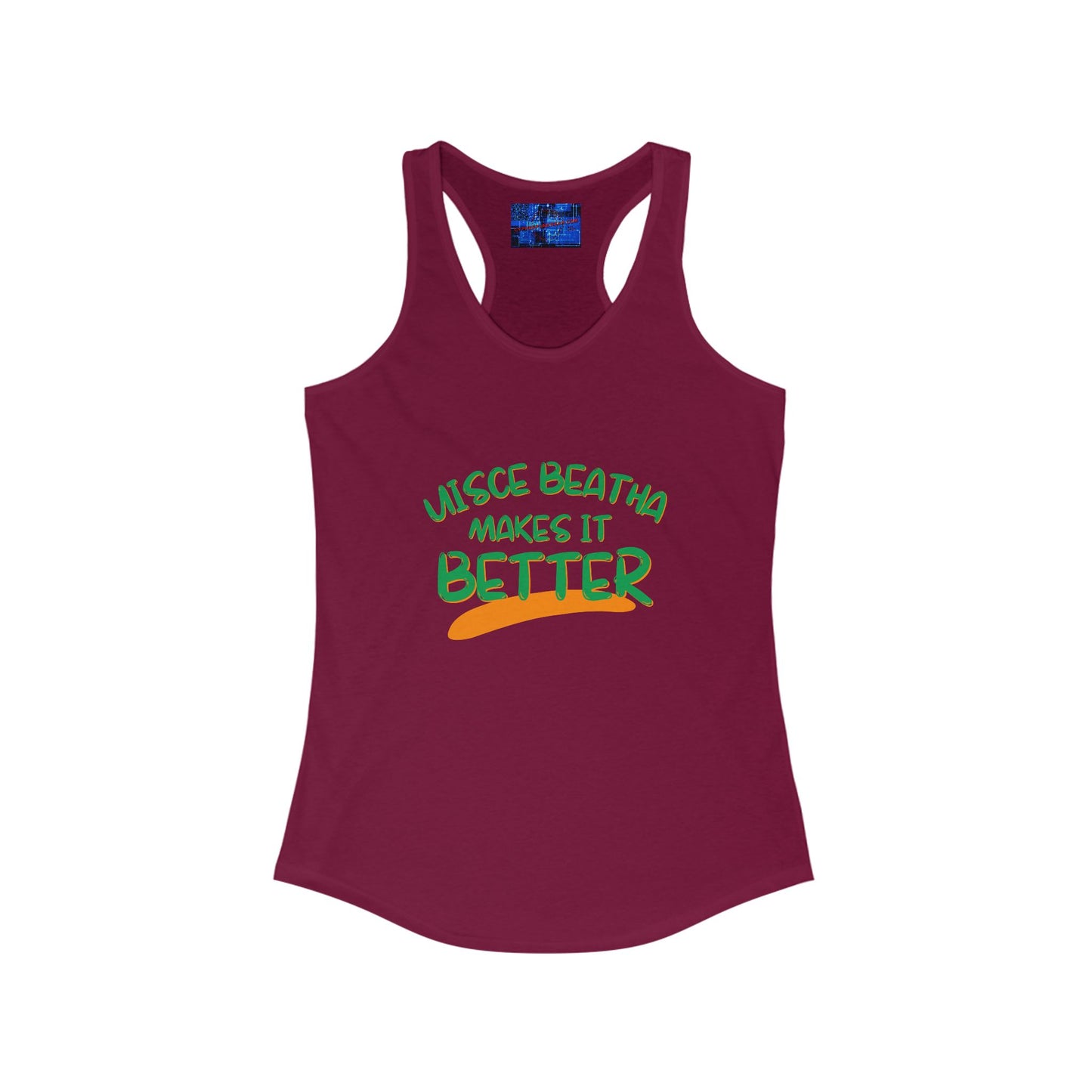Uisce Beatha makes it better GNfont Women's Racerback Tank Top by cypherpunkgear.com