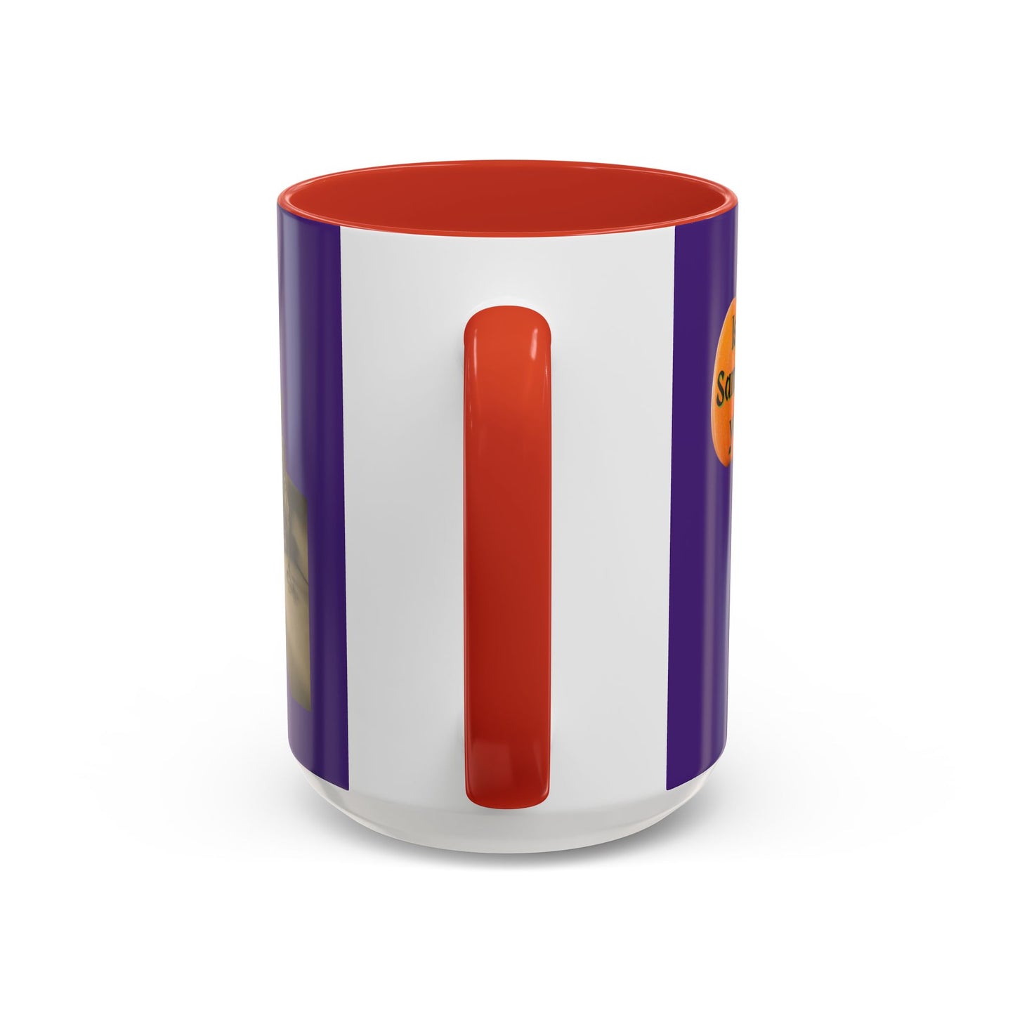 Is it Samhain yet? Skeleton's Pumpkin Purple Accent Mug by CreepyCrafts.boo
