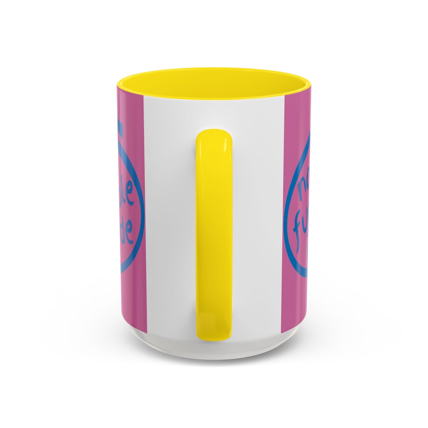 Non-Fungible Inside Pink Accent Mug by cypherpunkgear.com