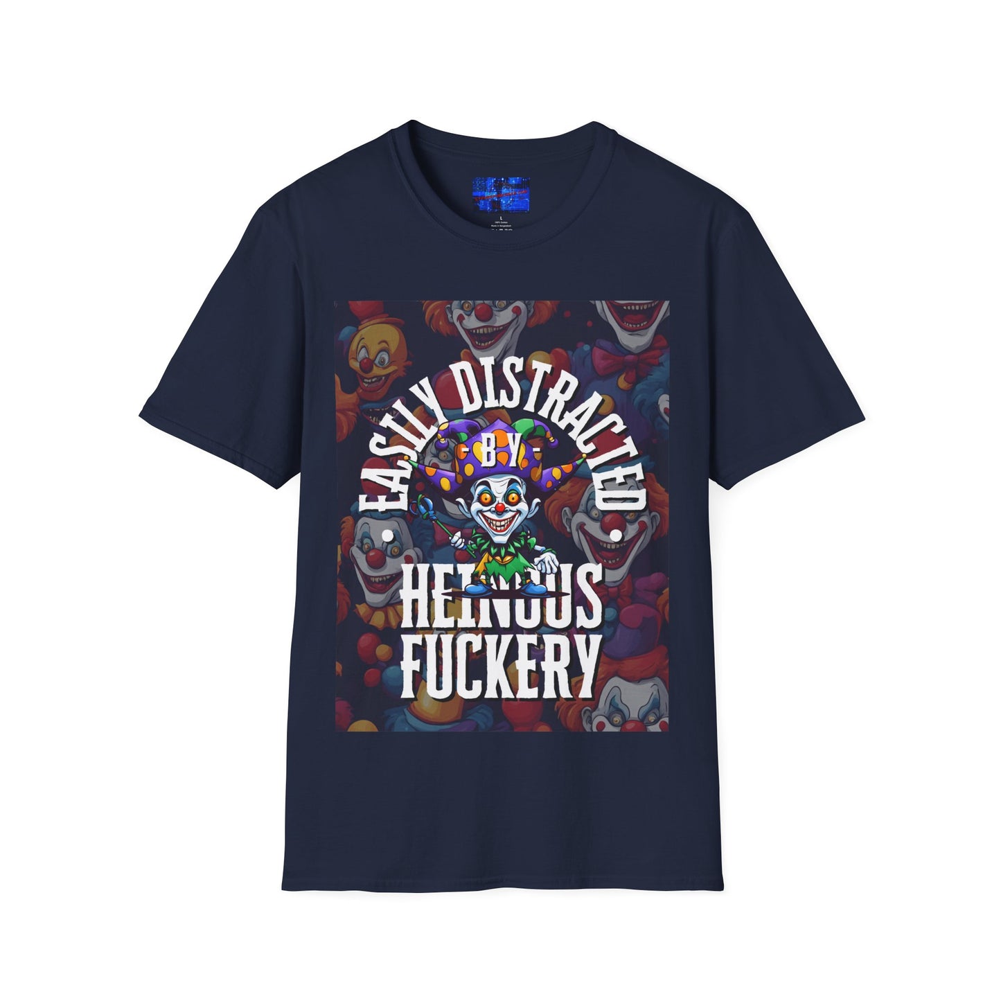 Easily Distracted by Heinous Fuckery Little Jincs DKcolors Unisex T-Shirt by cypherpunkgear.com