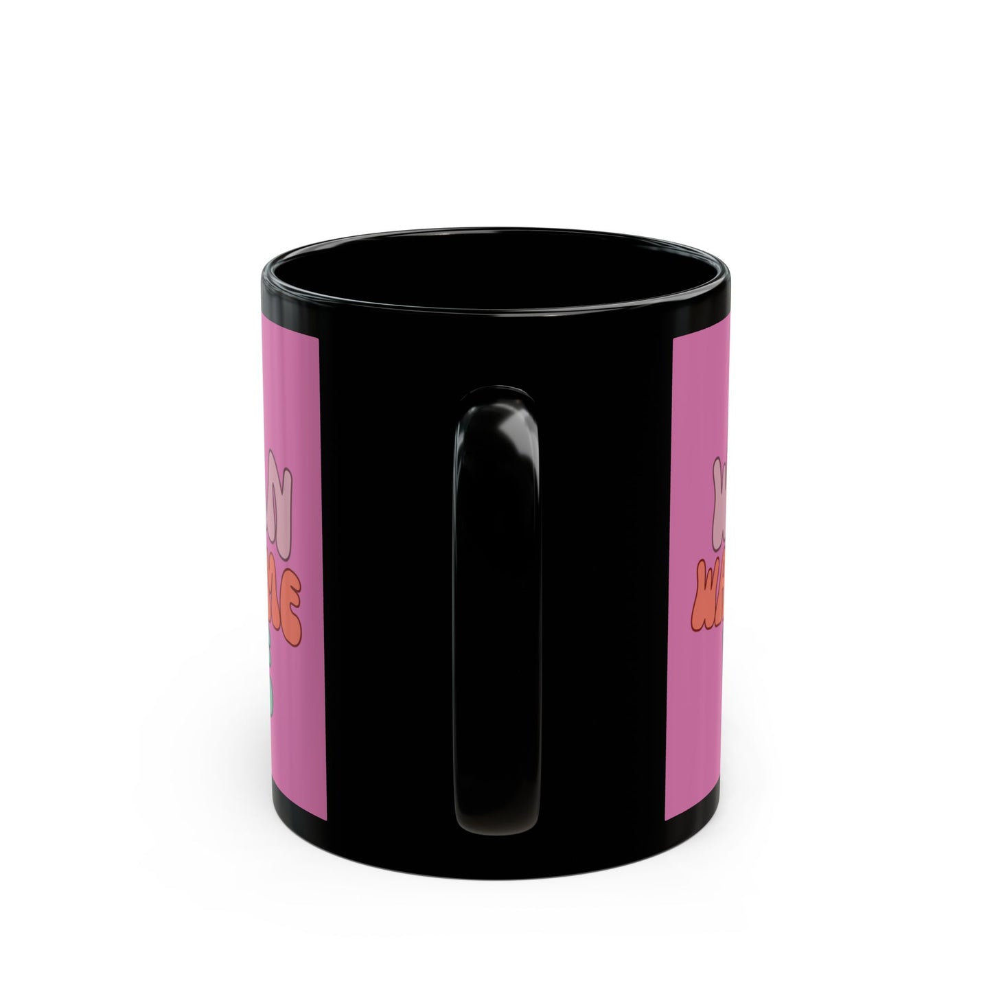 I Am Woman Watch Me Vote Pink Mug by cypherpunkgear.com