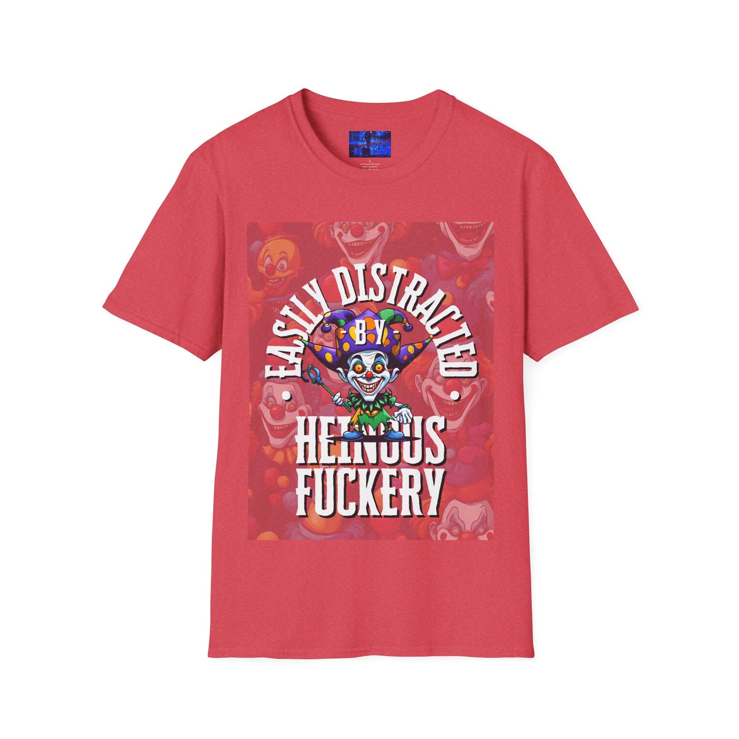 Easily Distracted by Heinous Fuckery Little Jincs LTcolors Unisex T-Shirt by cypherpunkgear.com