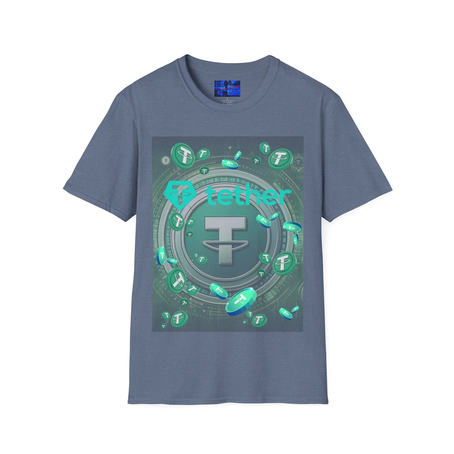 Tether DKcolors Unisex T-Shirt by cypherpunkgear.com