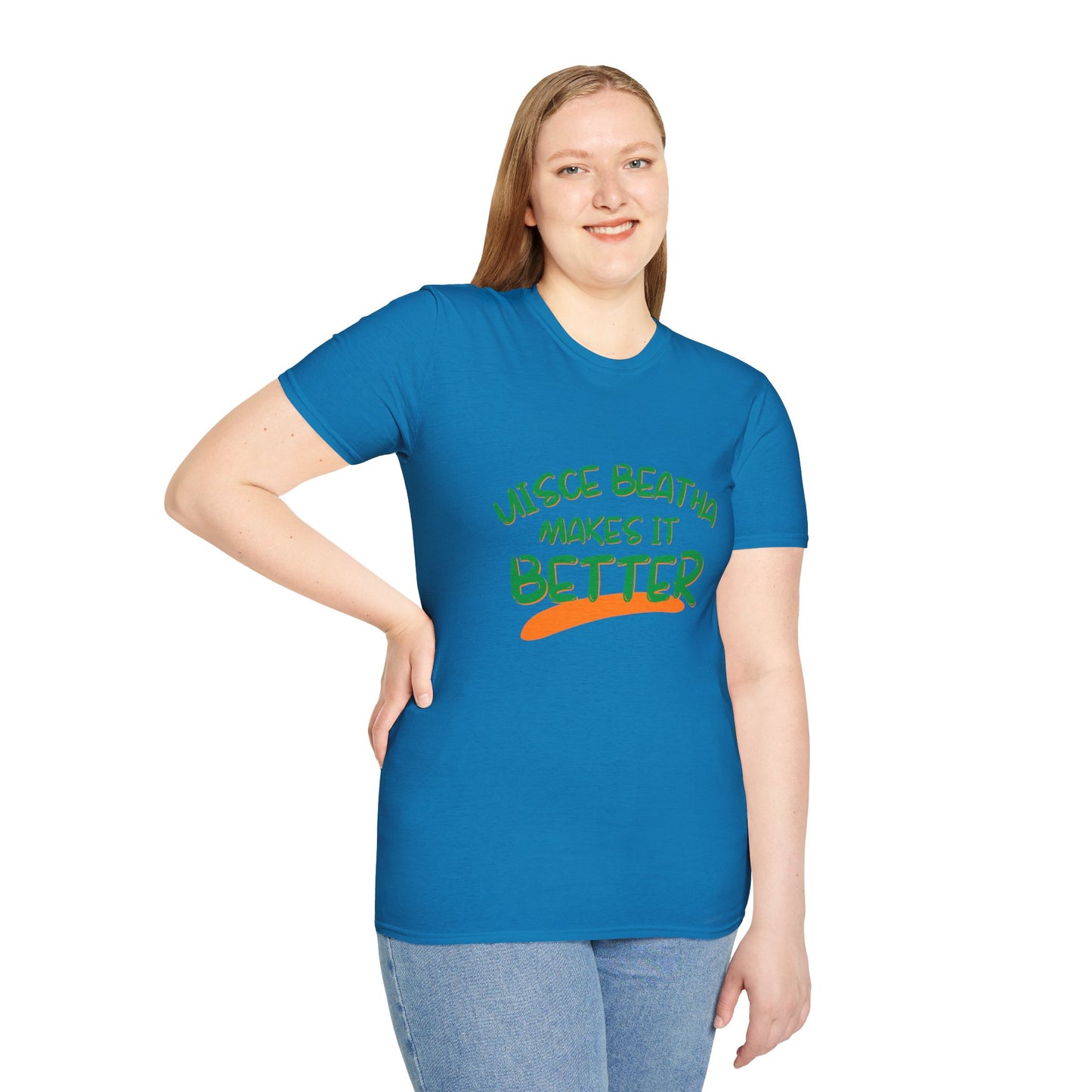 Uisce Beatha makes it better GNfont DKcolors Unisex T-Shirt by cypherpunkgear.com