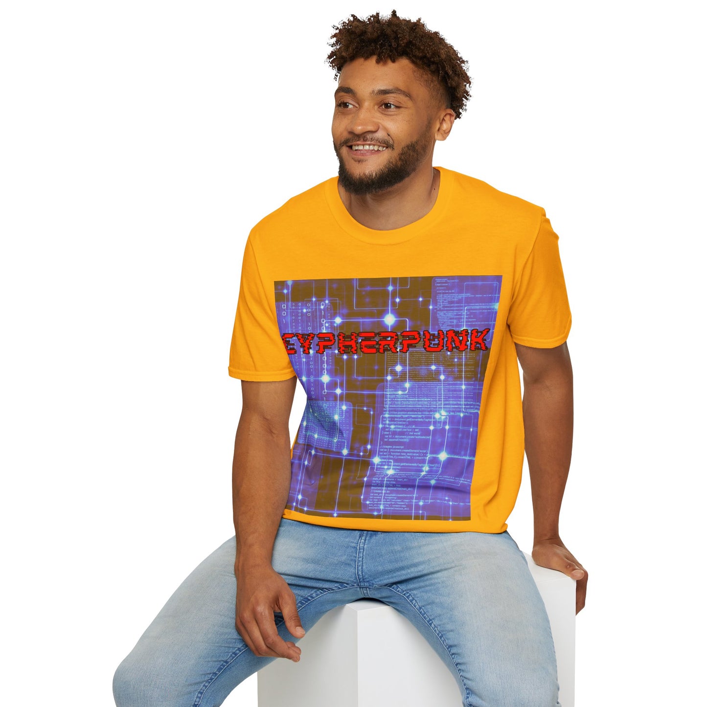 Cypherpunk LTcolors Unisex T-Shirt by cypherpunkgear.com