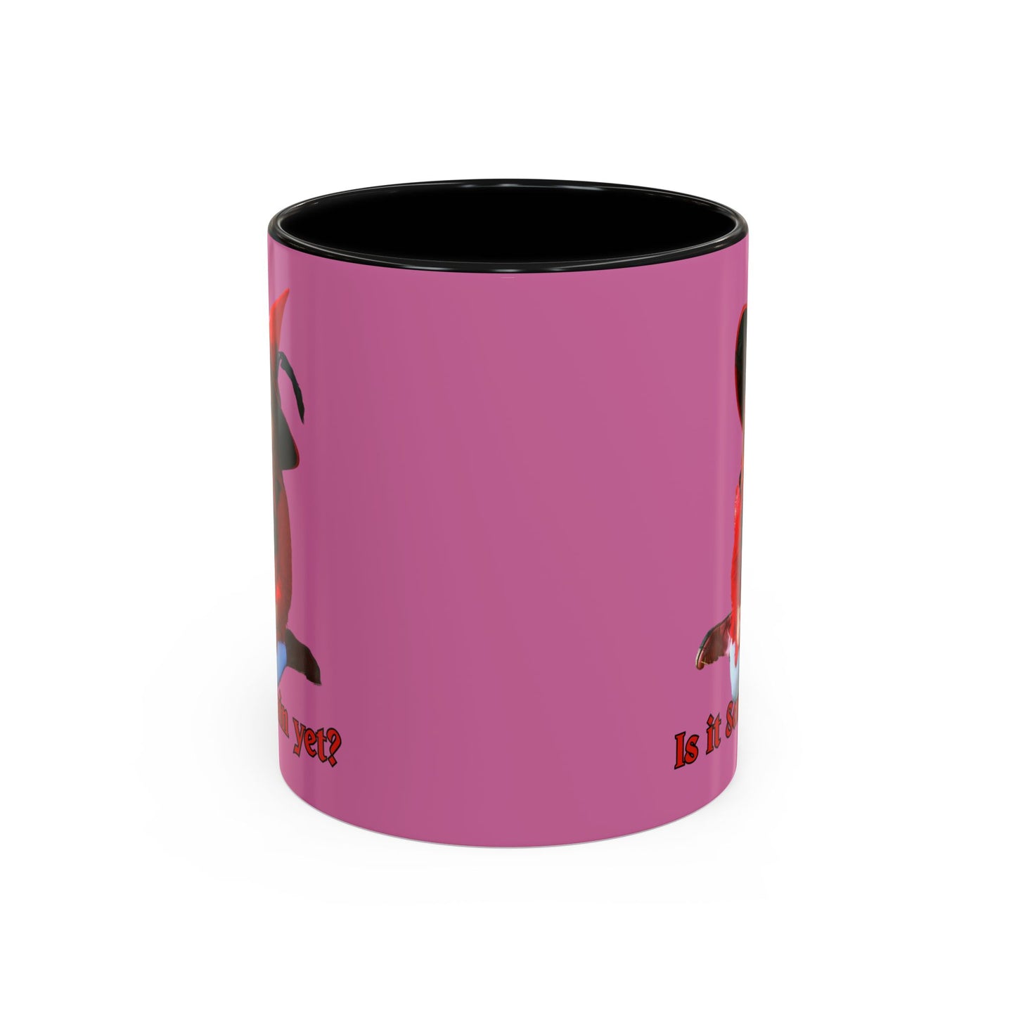 Is it Samhain yet? Pink Accent Mug by CreepyCrafts.boo