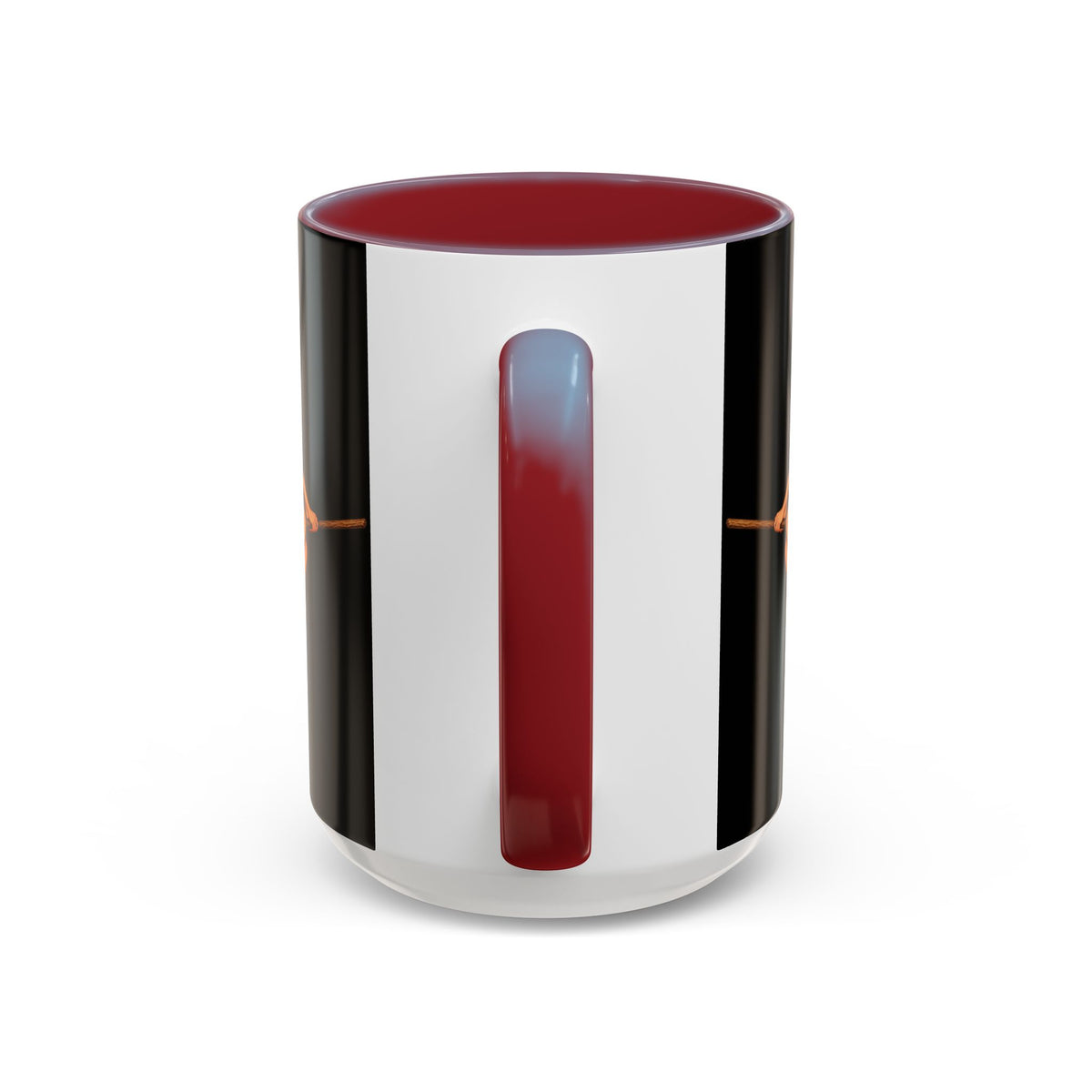 Hazel Hex Black Accent Mug by CreepyCrafts.boo