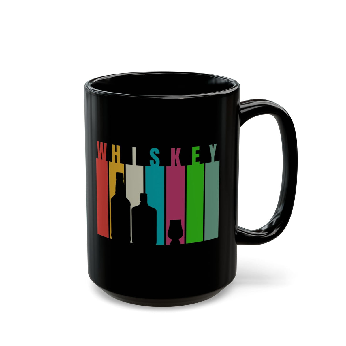 Whiskey spelled with an 'e' Black Mug by cypherpunkgear.com