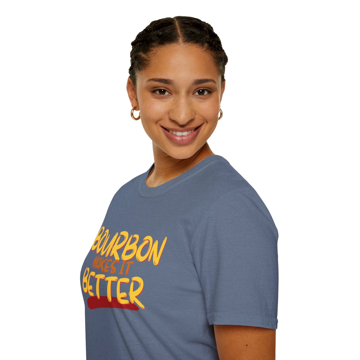 ¡Bourbon lo mejora con cypherpunkgear! Camiseta unisex de estilo suave