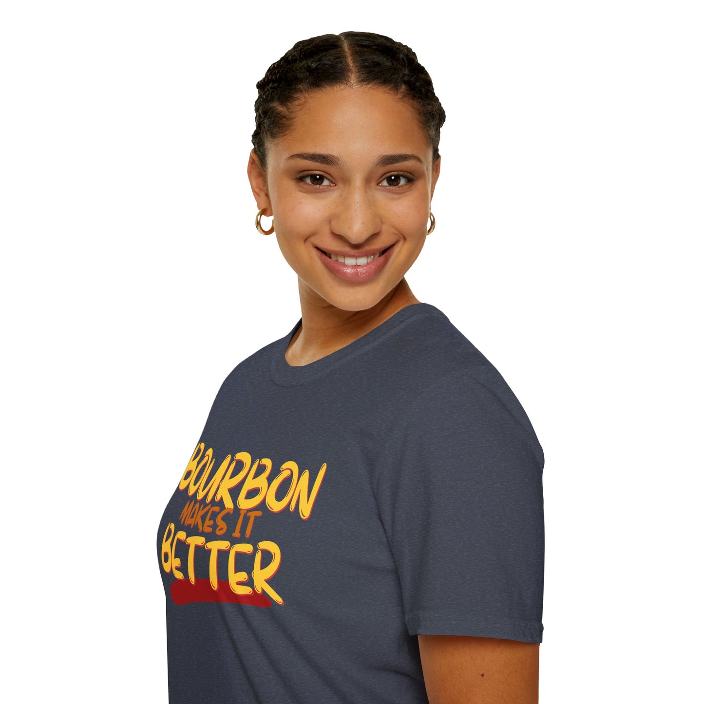 ¡Bourbon lo mejora con cypherpunkgear! Camiseta unisex de estilo suave