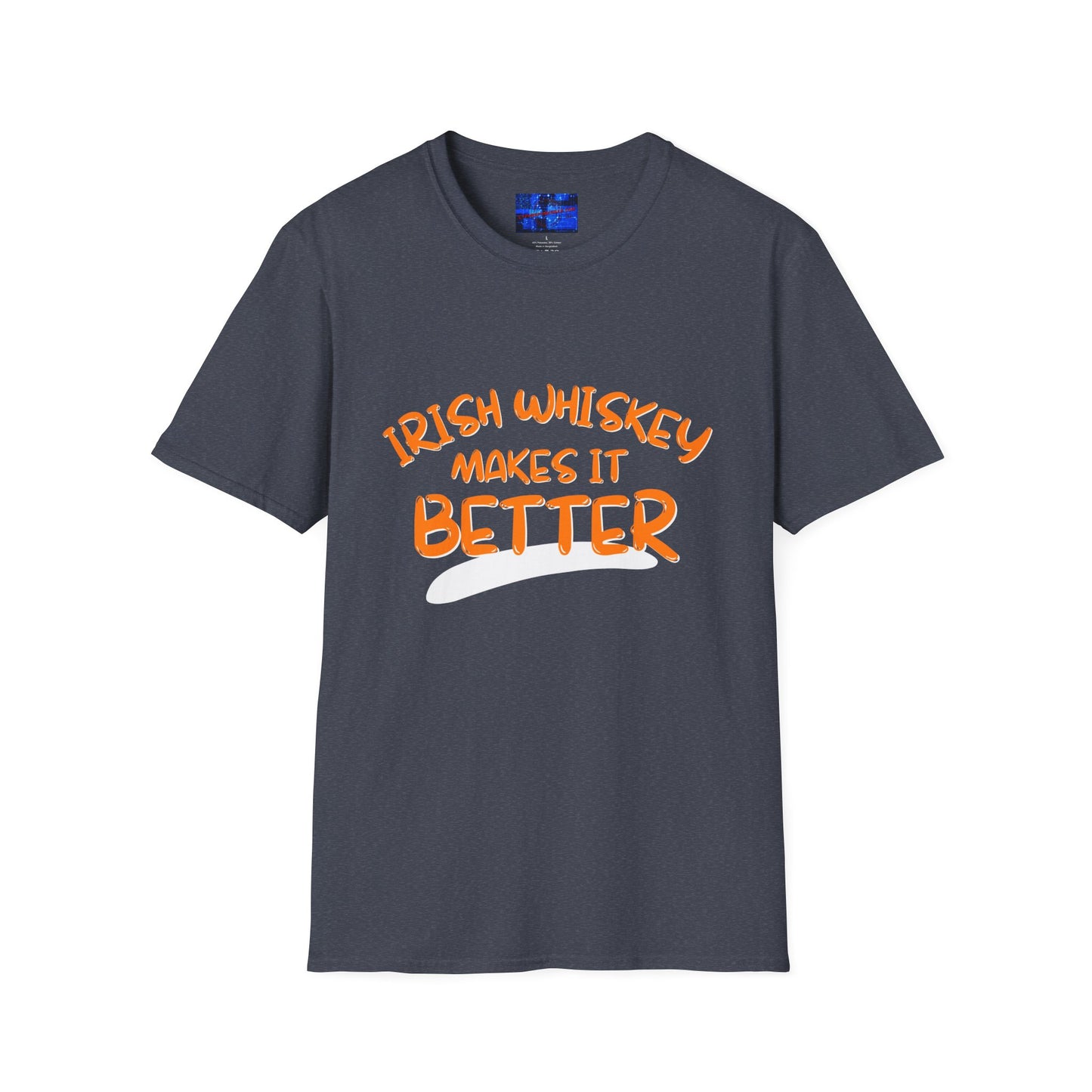 Irish Whiskey makes it better OGfont DKcolors Unisex T-Shirt by cypherpunkgear.com