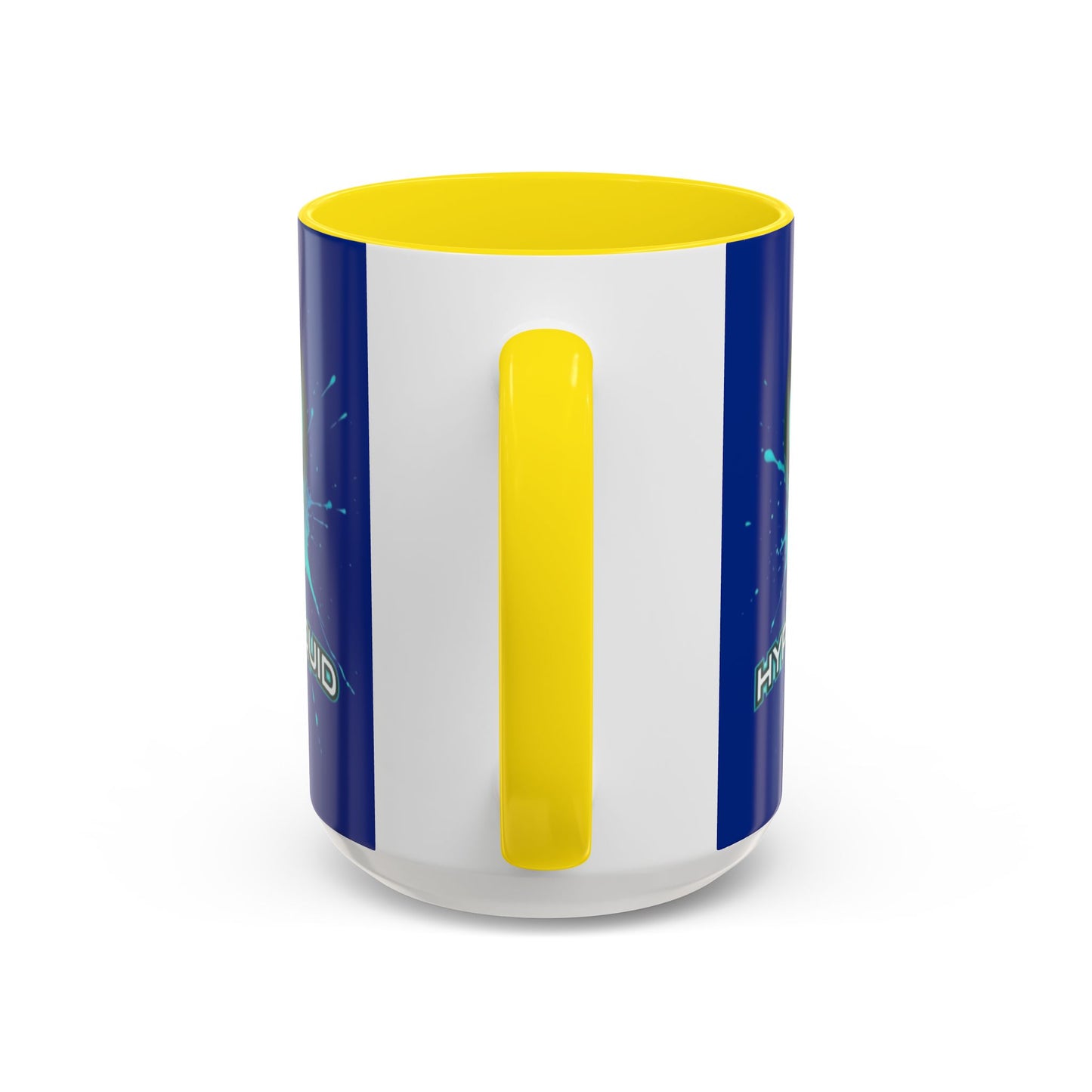 HYPE Drip Blue Accent Mug by cypherpunkgear.com