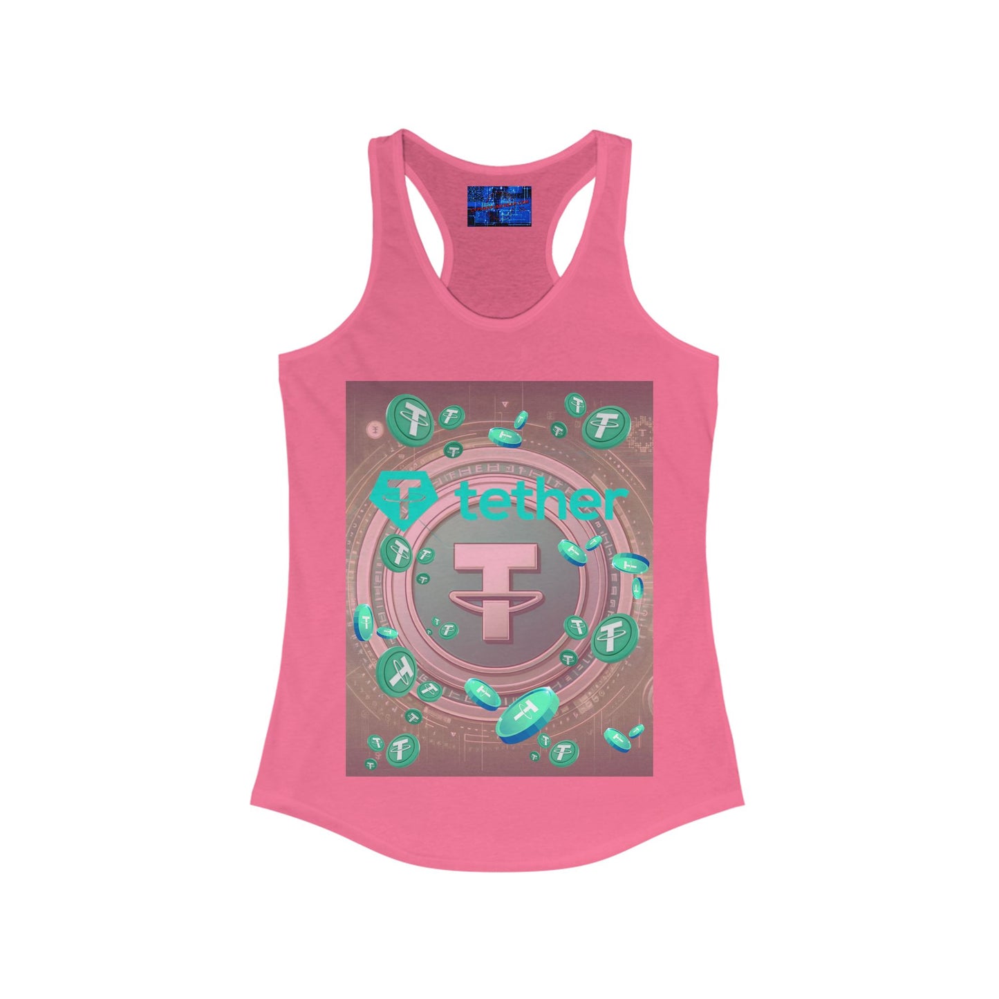 Tether Women's Racerback Tank Top by cypherpunkgear.com