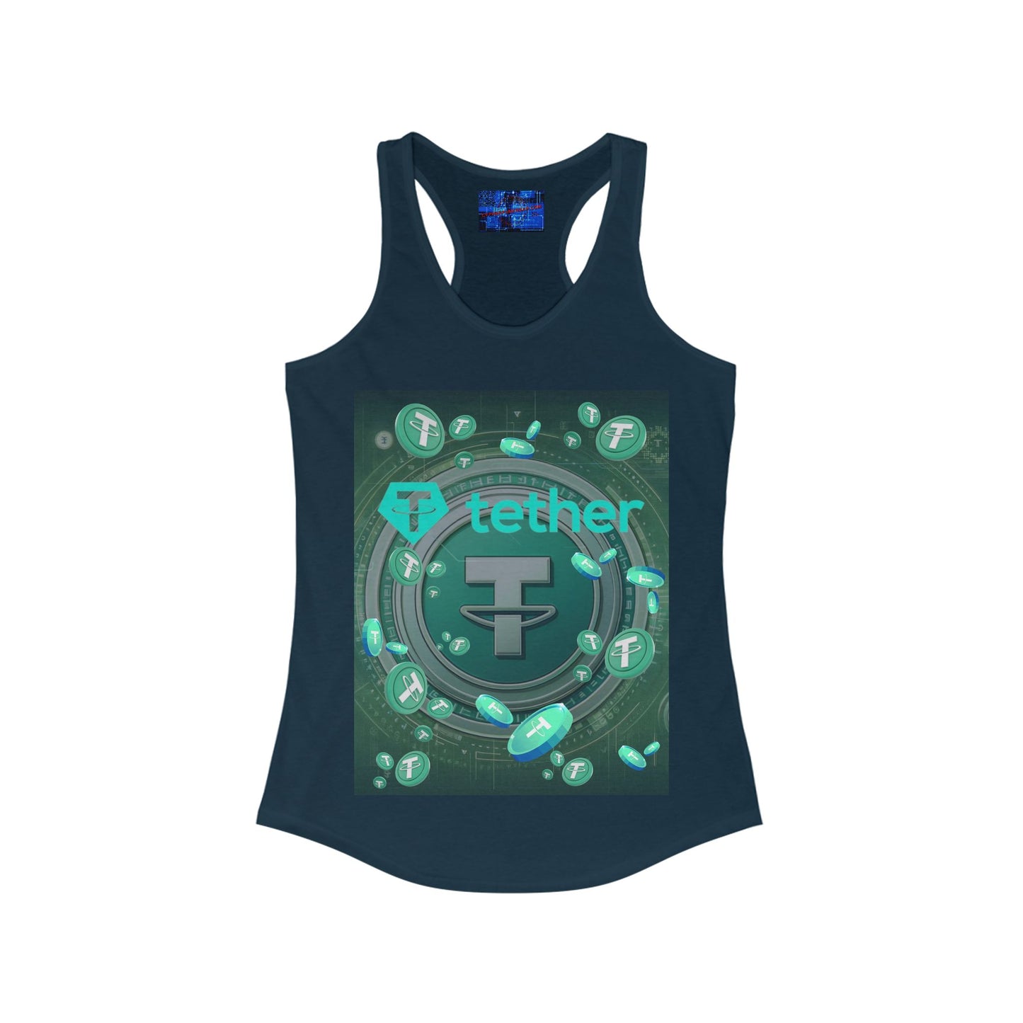 Tether Women's Racerback Tank Top by cypherpunkgear.com