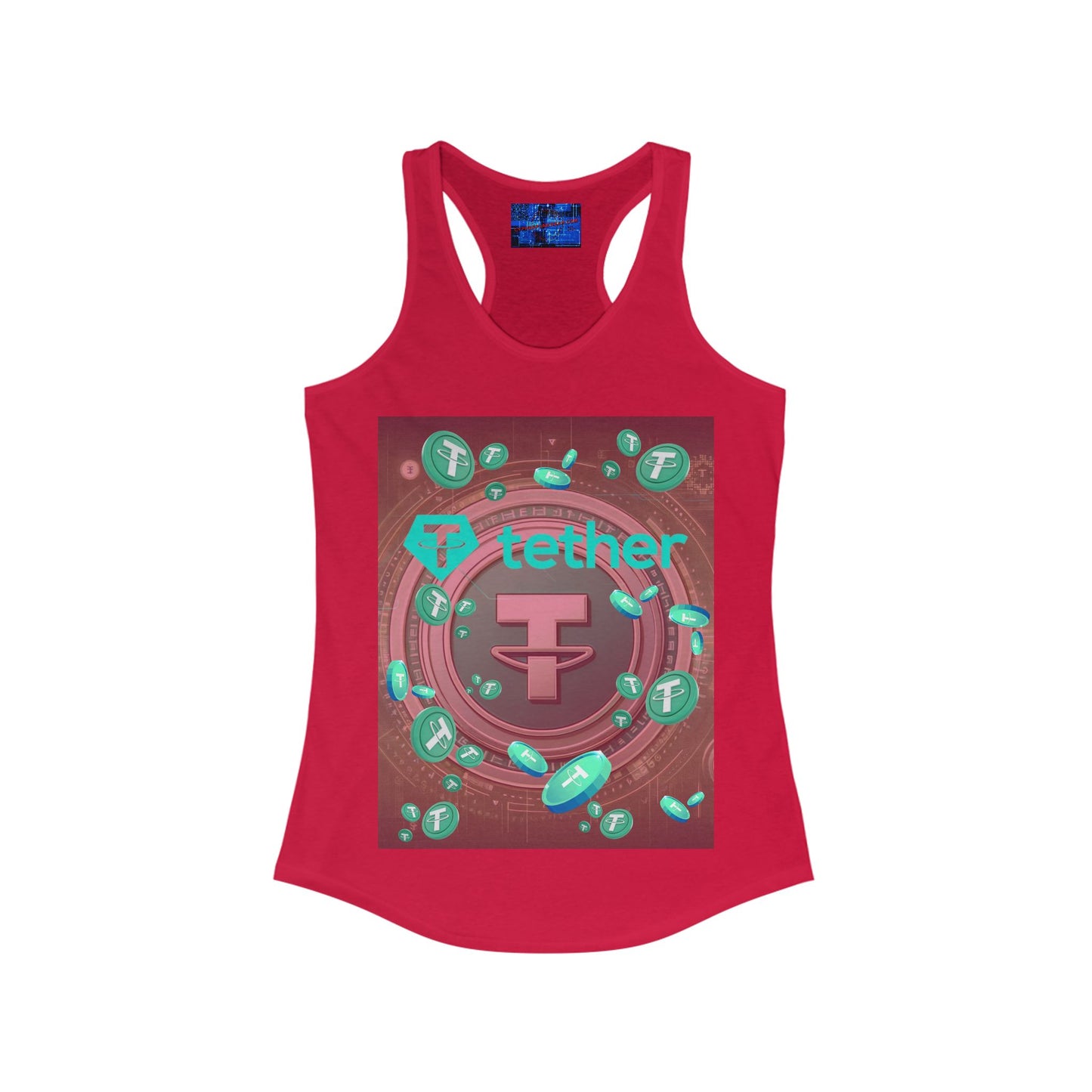 Tether Women's Racerback Tank Top by cypherpunkgear.com