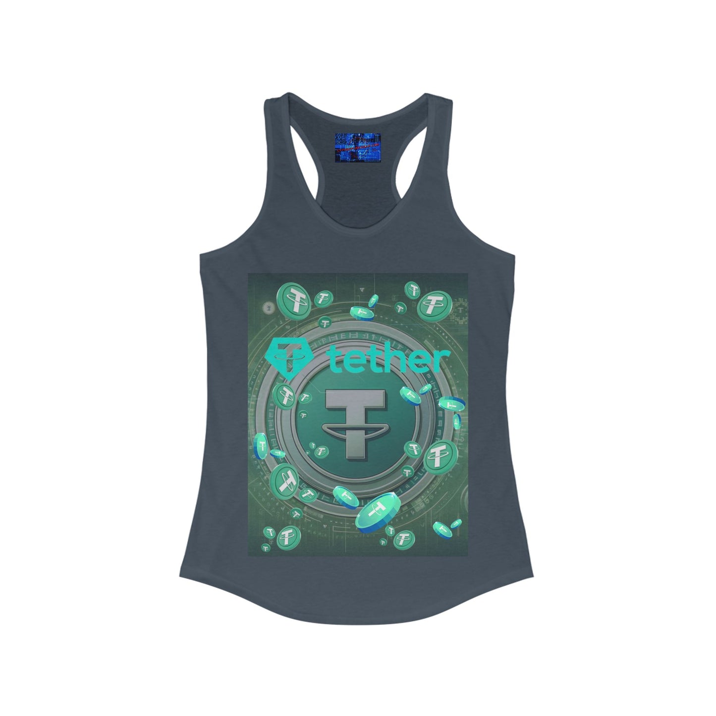 Tether Women's Racerback Tank Top by cypherpunkgear.com