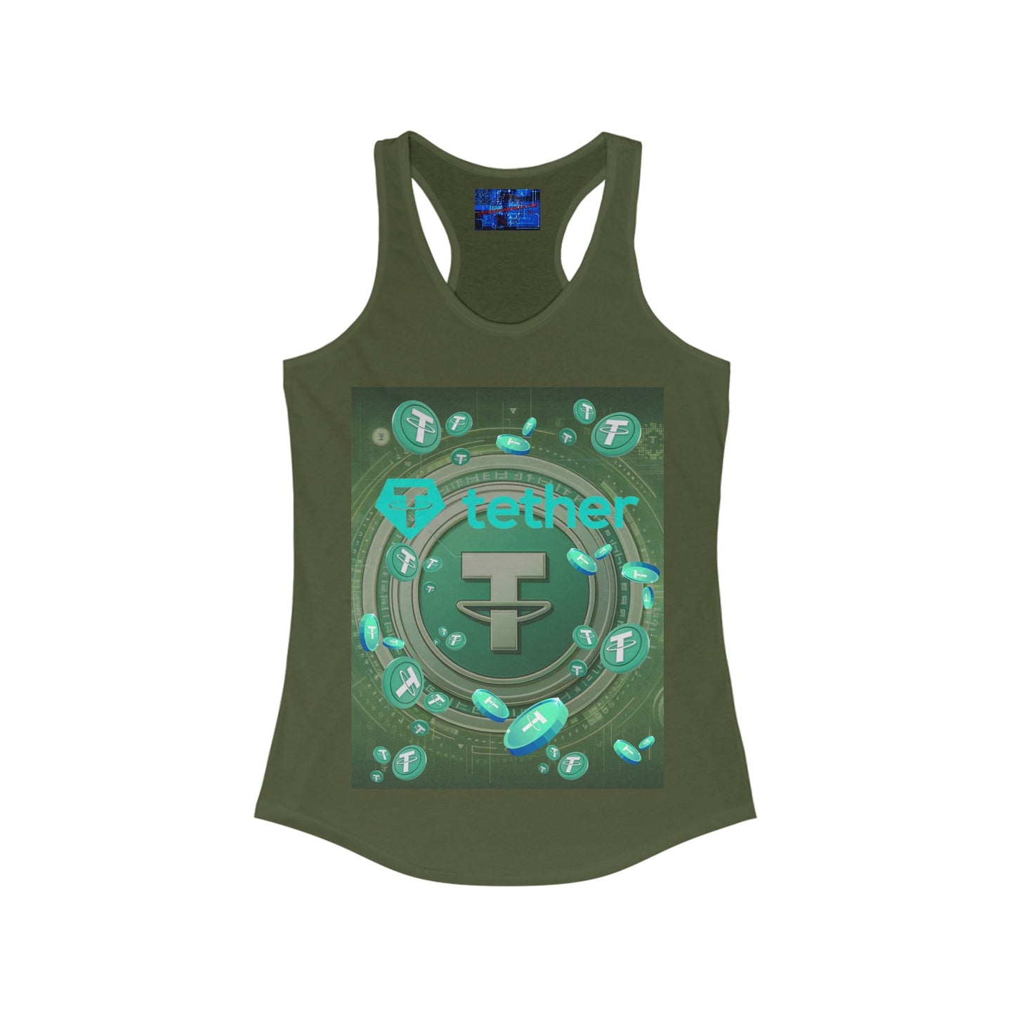 Tether Women's Racerback Tank Top by cypherpunkgear.com