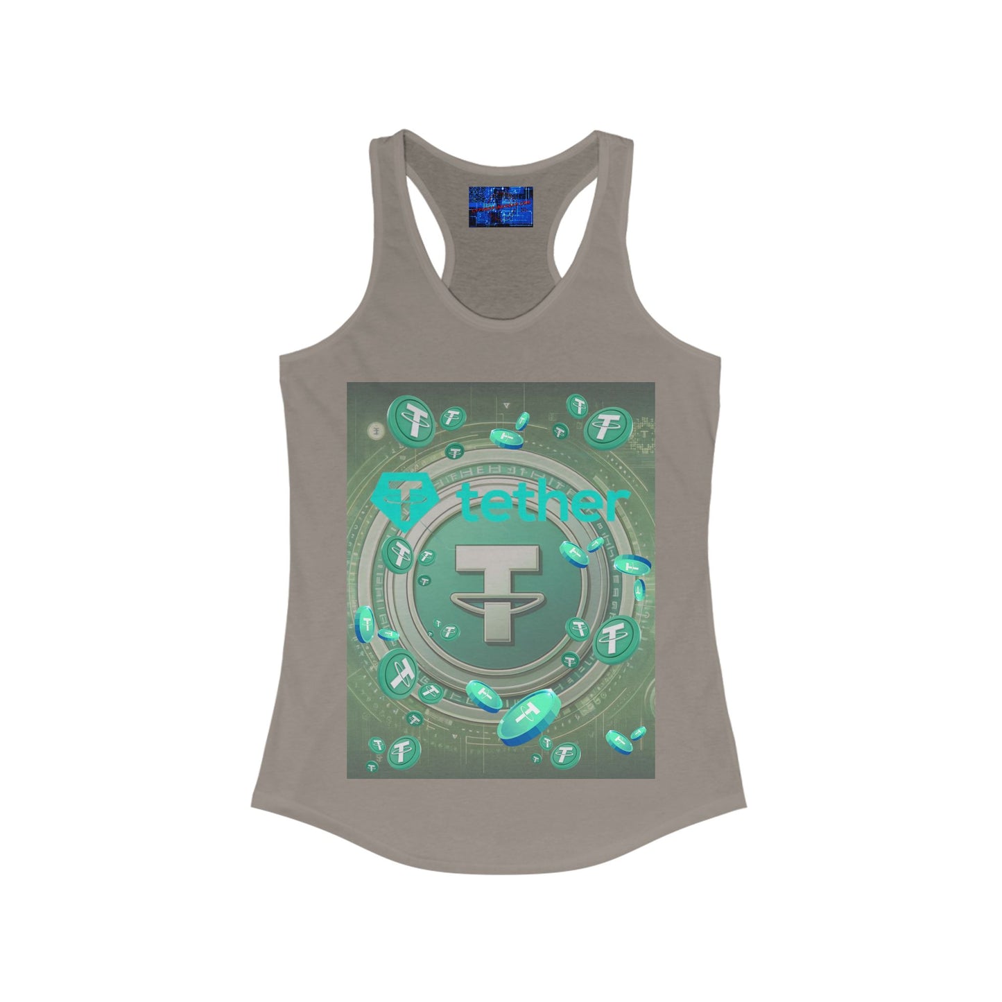 Tether Women's Racerback Tank Top by cypherpunkgear.com