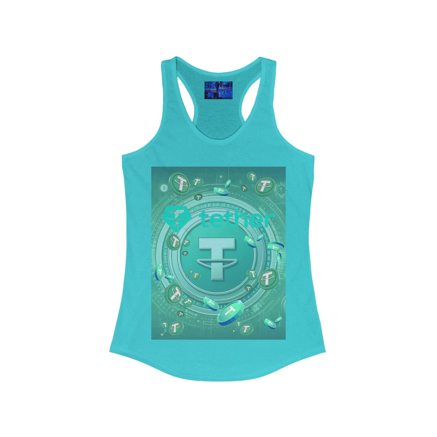 Tether Women's Racerback Tank Top by cypherpunkgear.com