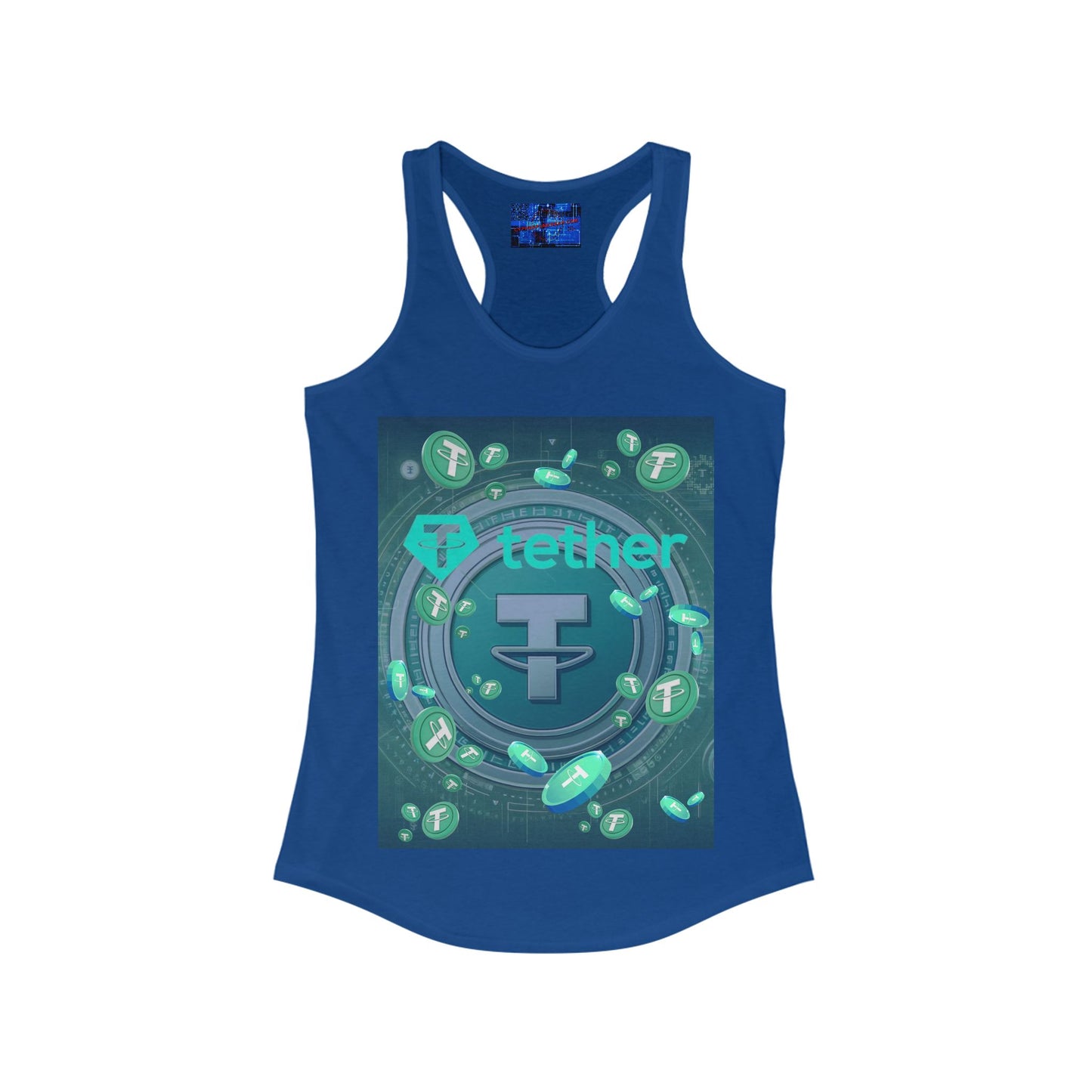 Tether Women's Racerback Tank Top by cypherpunkgear.com