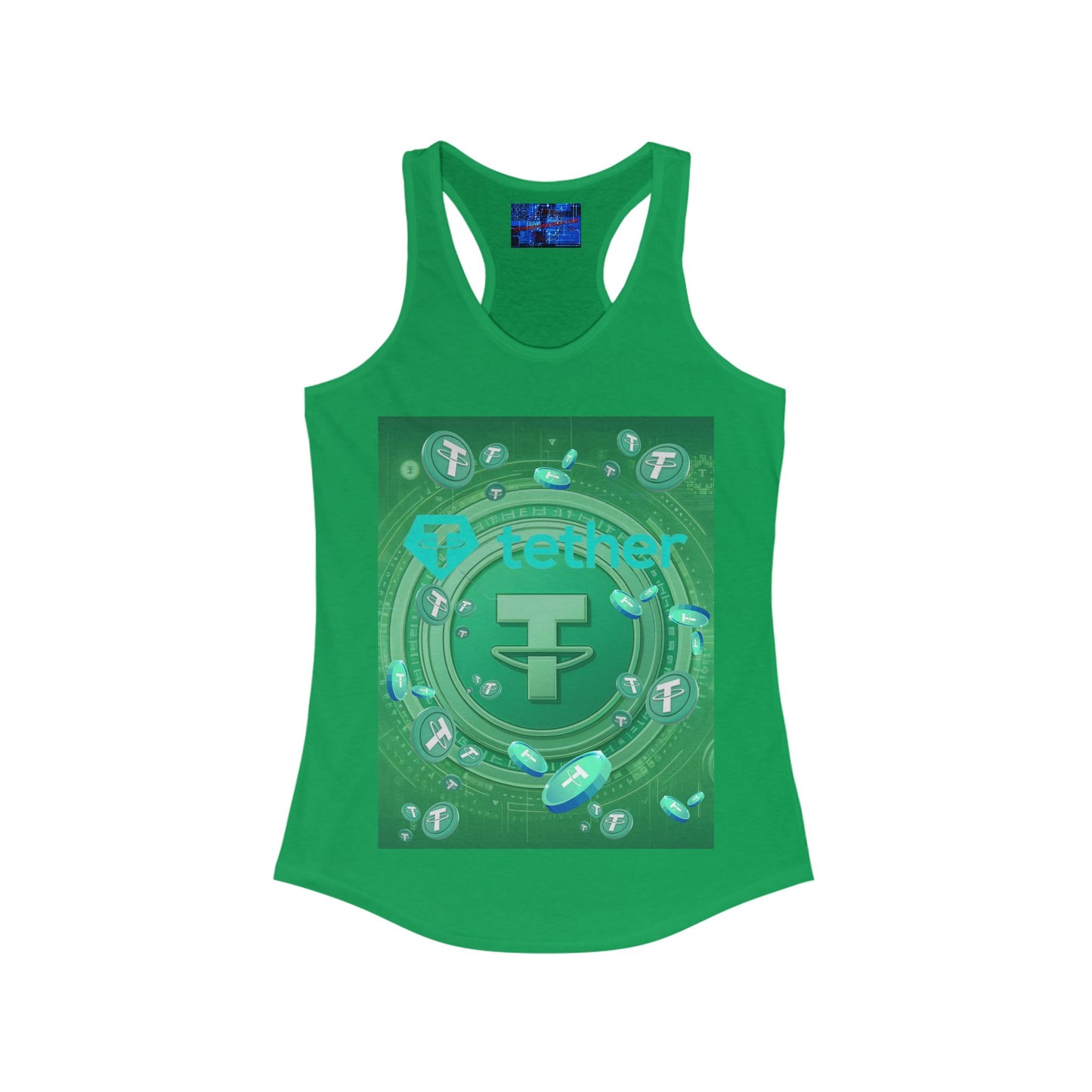 Tether Women's Racerback Tank Top by cypherpunkgear.com
