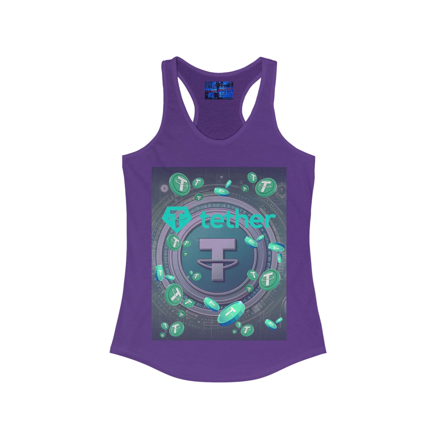 Tether Women's Racerback Tank Top by cypherpunkgear.com