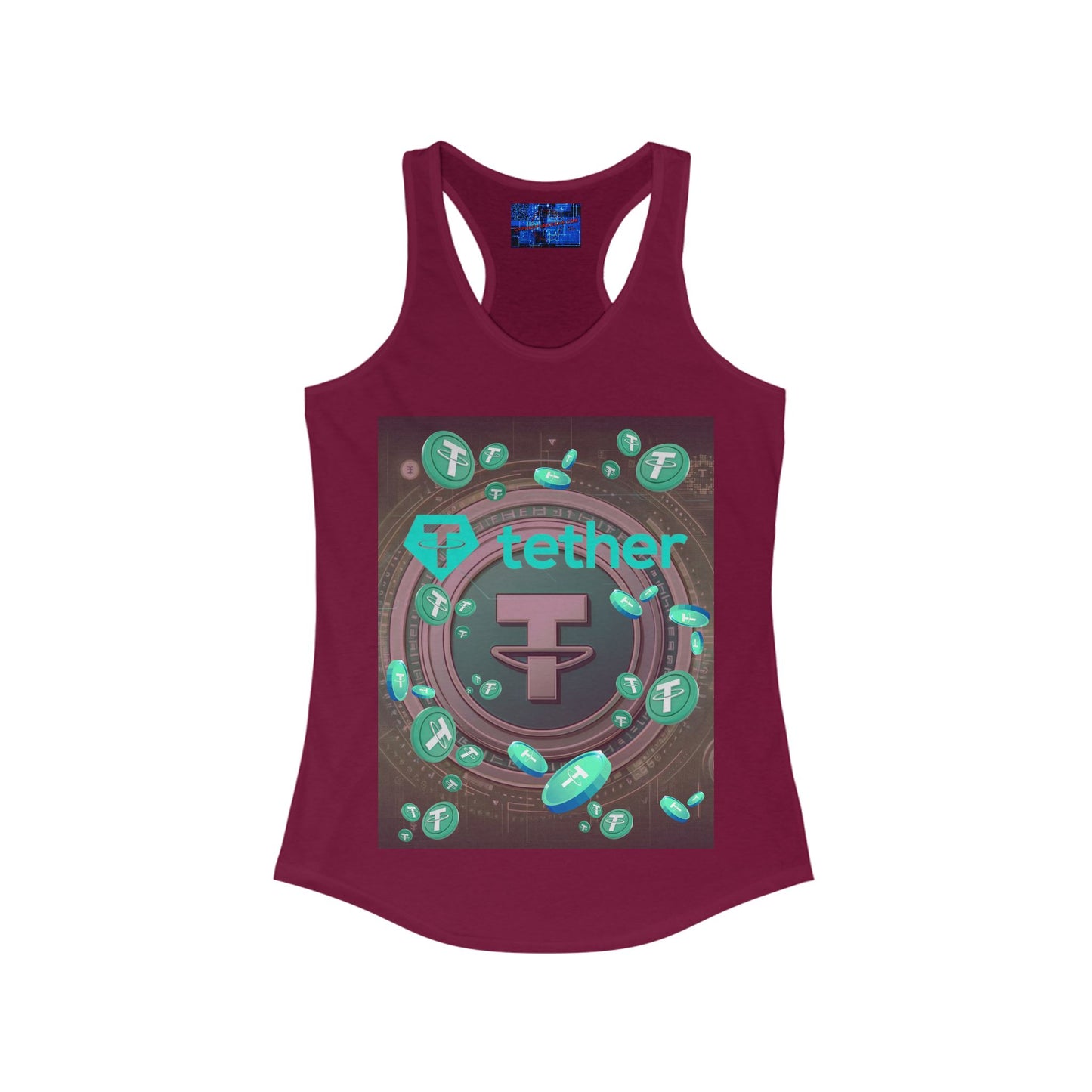 Tether Women's Racerback Tank Top by cypherpunkgear.com