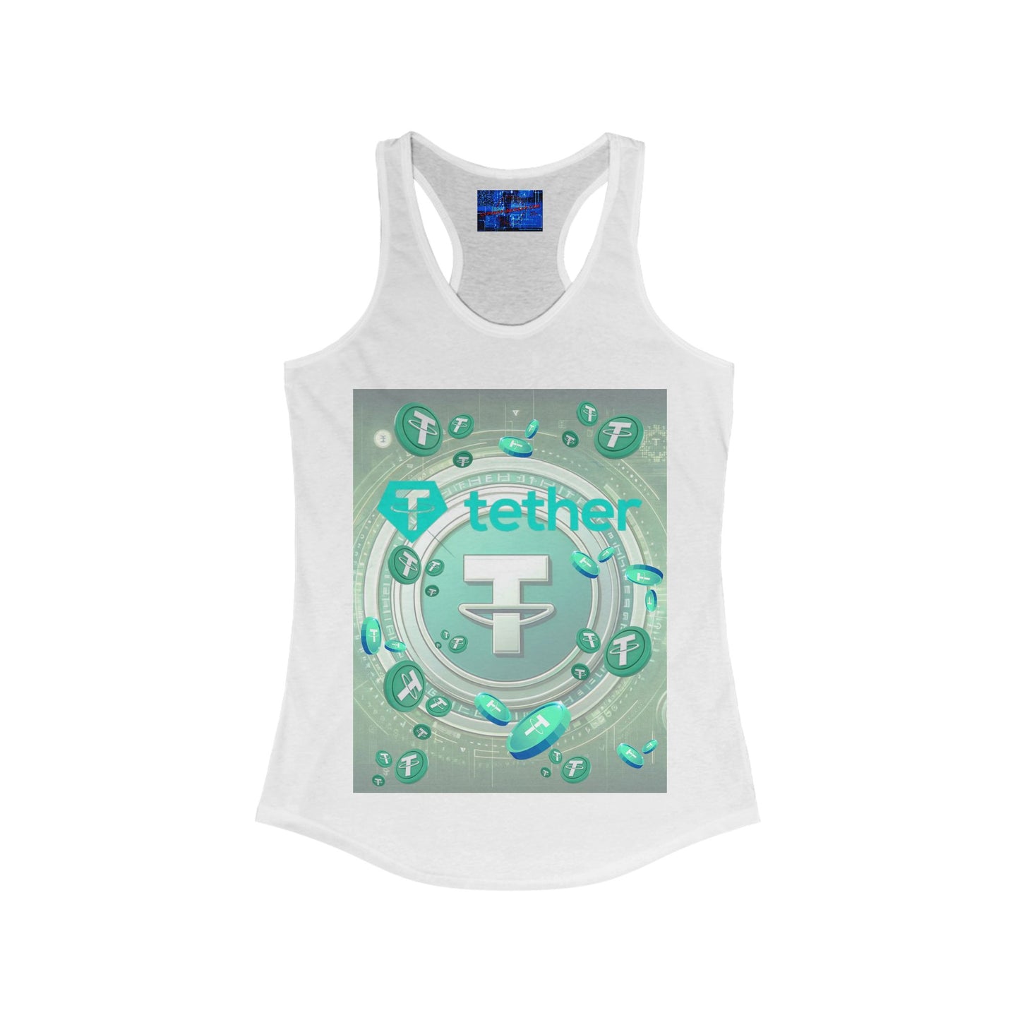 Tether Women's Racerback Tank Top by cypherpunkgear.com