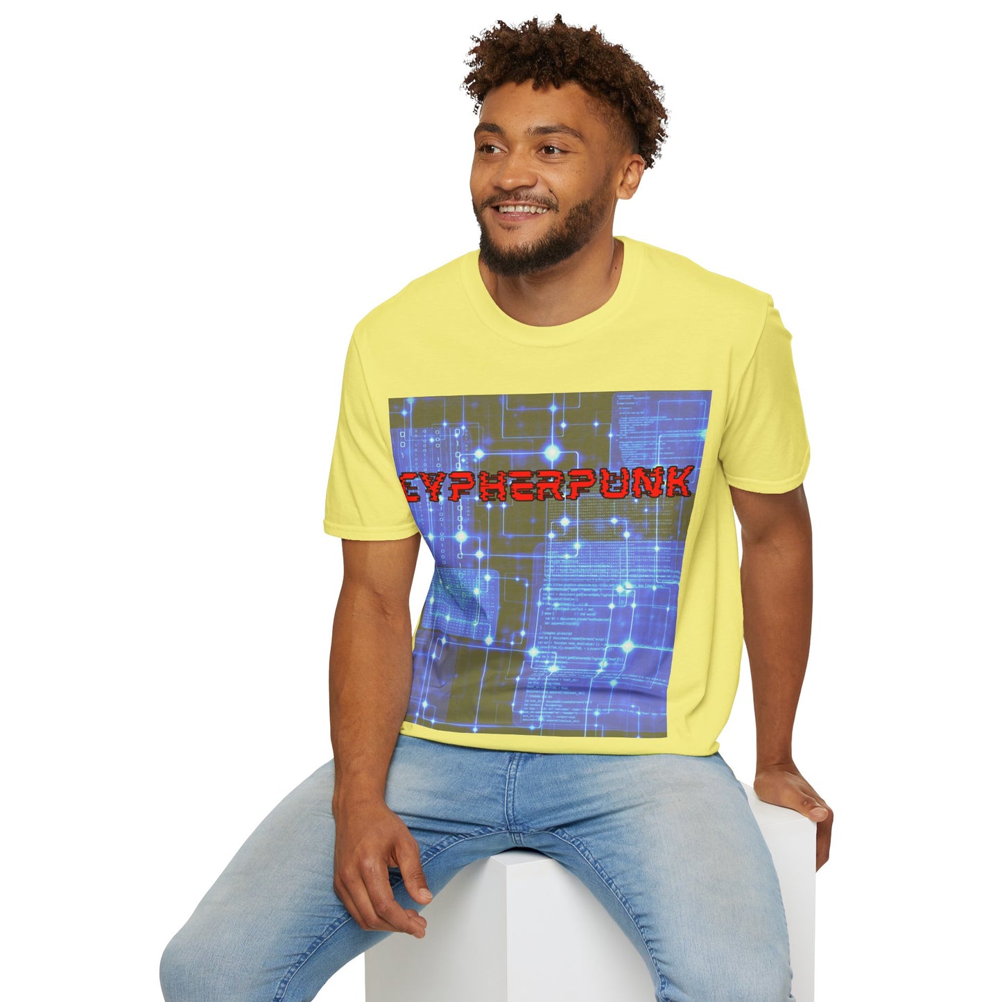 Cypherpunk LTcolors Unisex T-Shirt by cypherpunkgear.com
