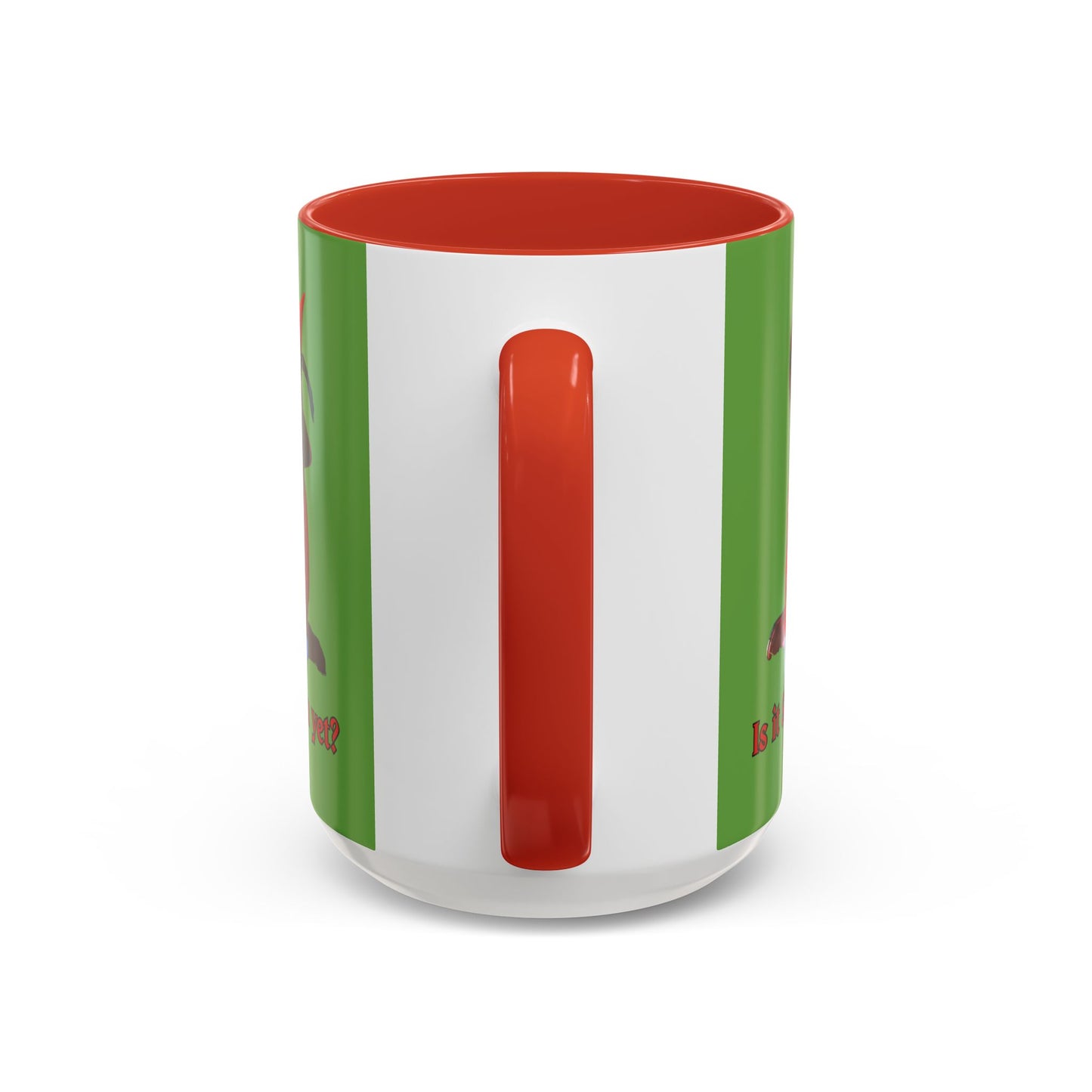 Is it Samhain yet? Green Accent Mug by CreepyCrafts.boo
