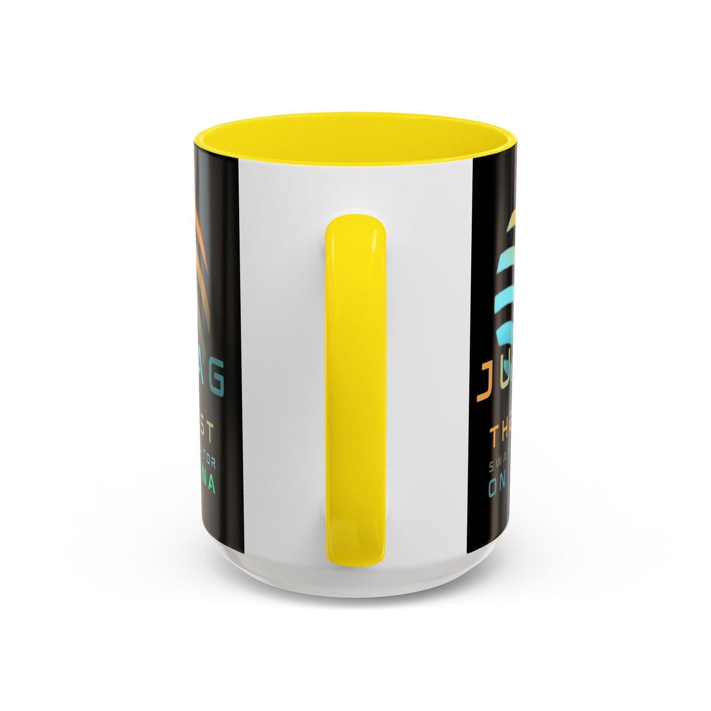 Jupiter (JUP) the best aggregator on Solana Black Accent Mug by cypherpunkgear.com