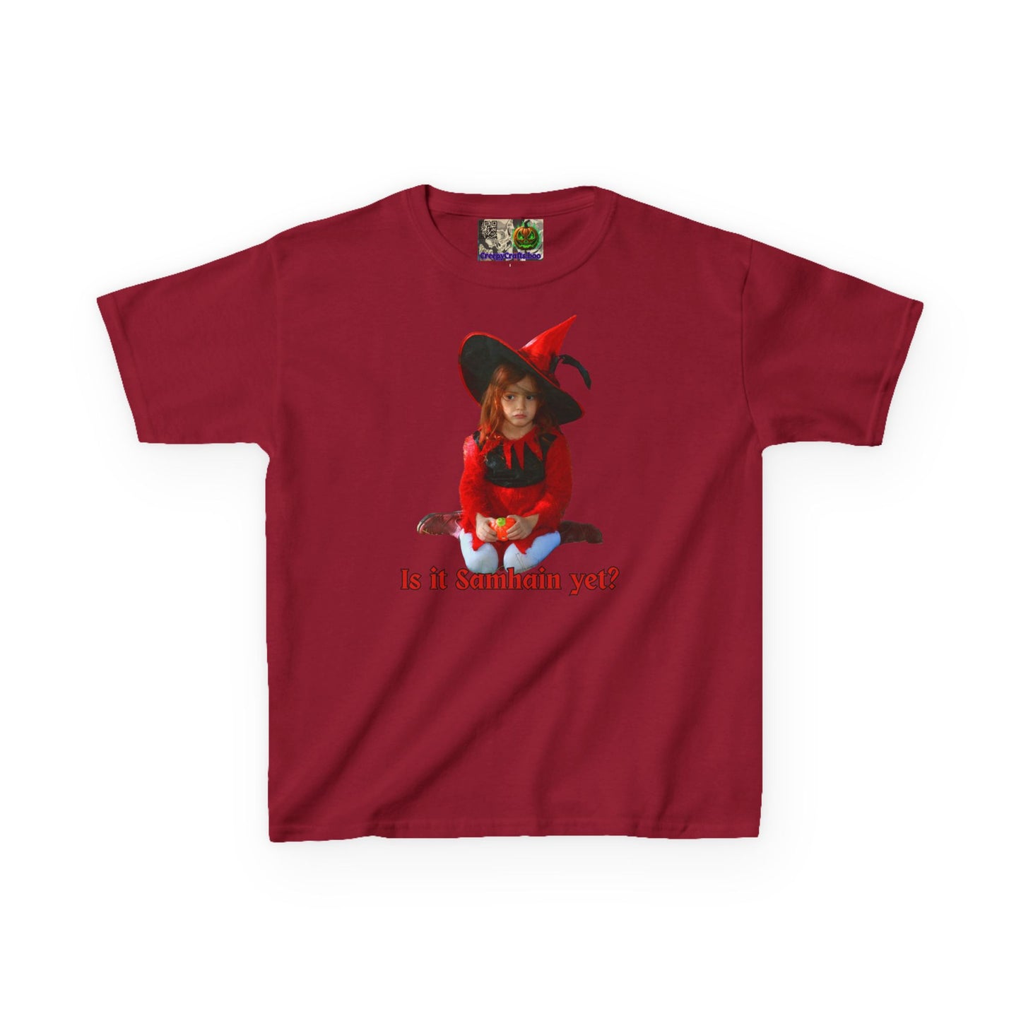Is it Samhain yet? Kids Heavy Cotton™ Tee by CreepyCrafts.boo