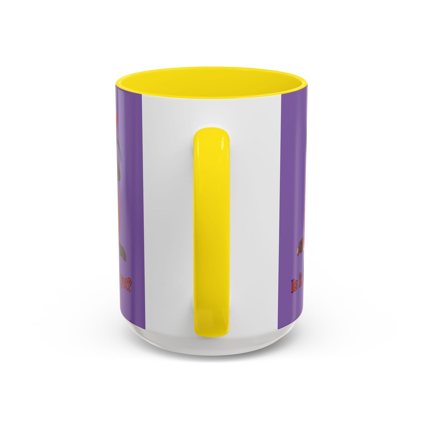 Is it Samhain yet? Light Purple Accent Mug by CreepyCrafts.boo