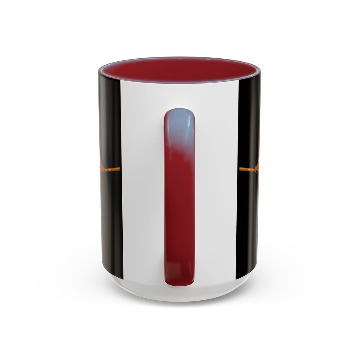 Velvet Vex Black Accent Mug by CreepyCrafts.boo