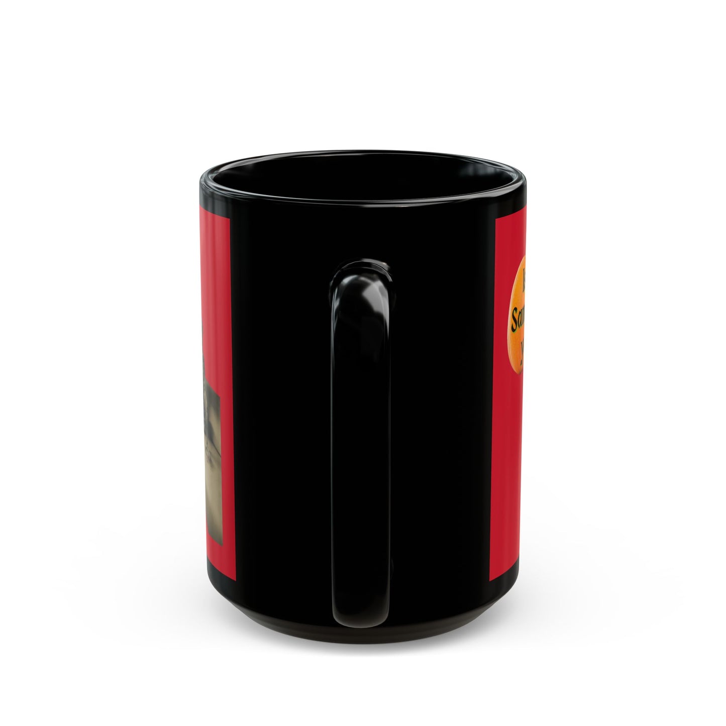 Is it Samhain yet? Skeleton's Pumpkin Red Mug by CreepyCrafts.boo