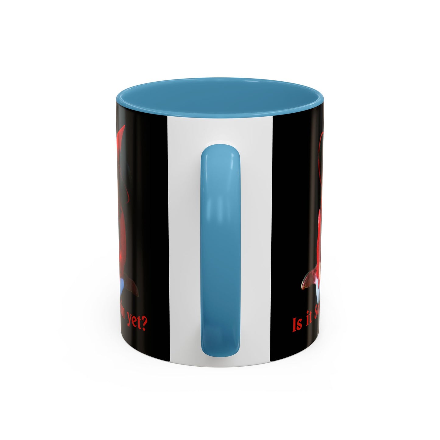 Is it Samhain yet? Black Accent Mug by CreepyCrafts.boo