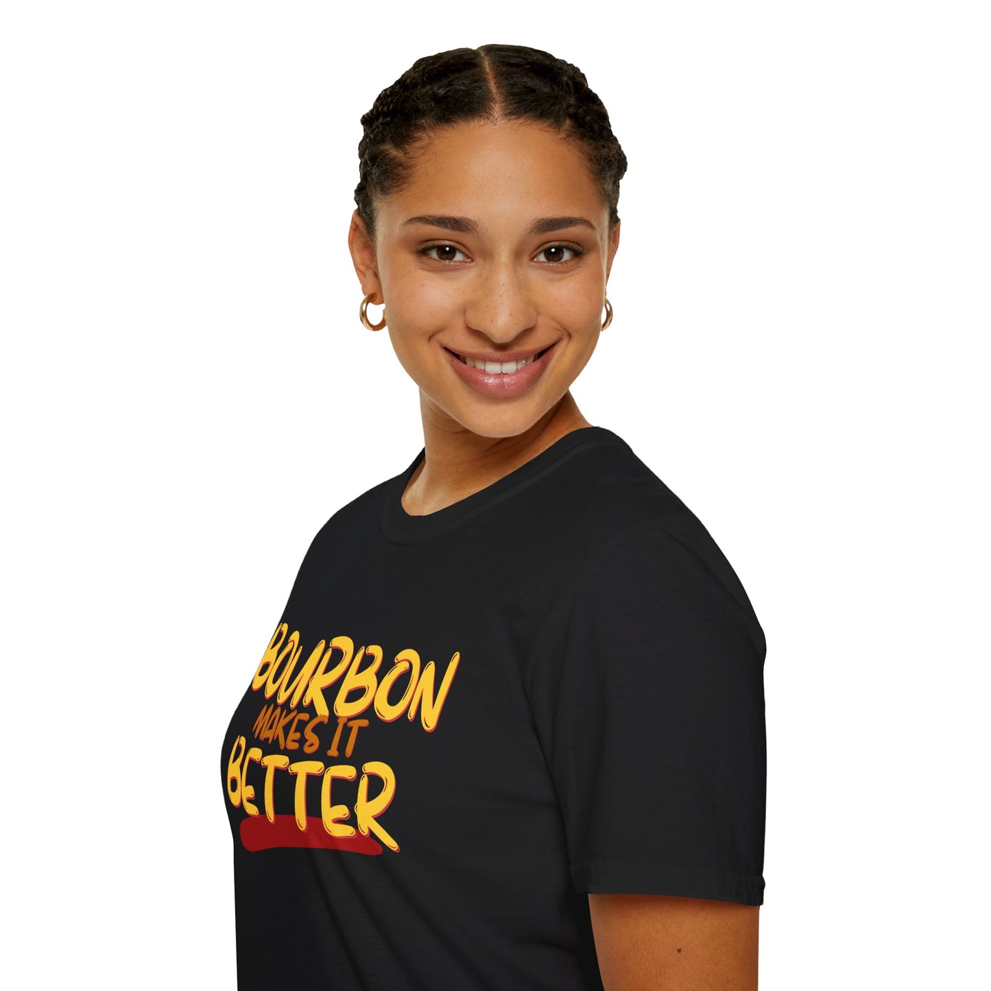 ¡Bourbon lo mejora con cypherpunkgear! Camiseta unisex de estilo suave