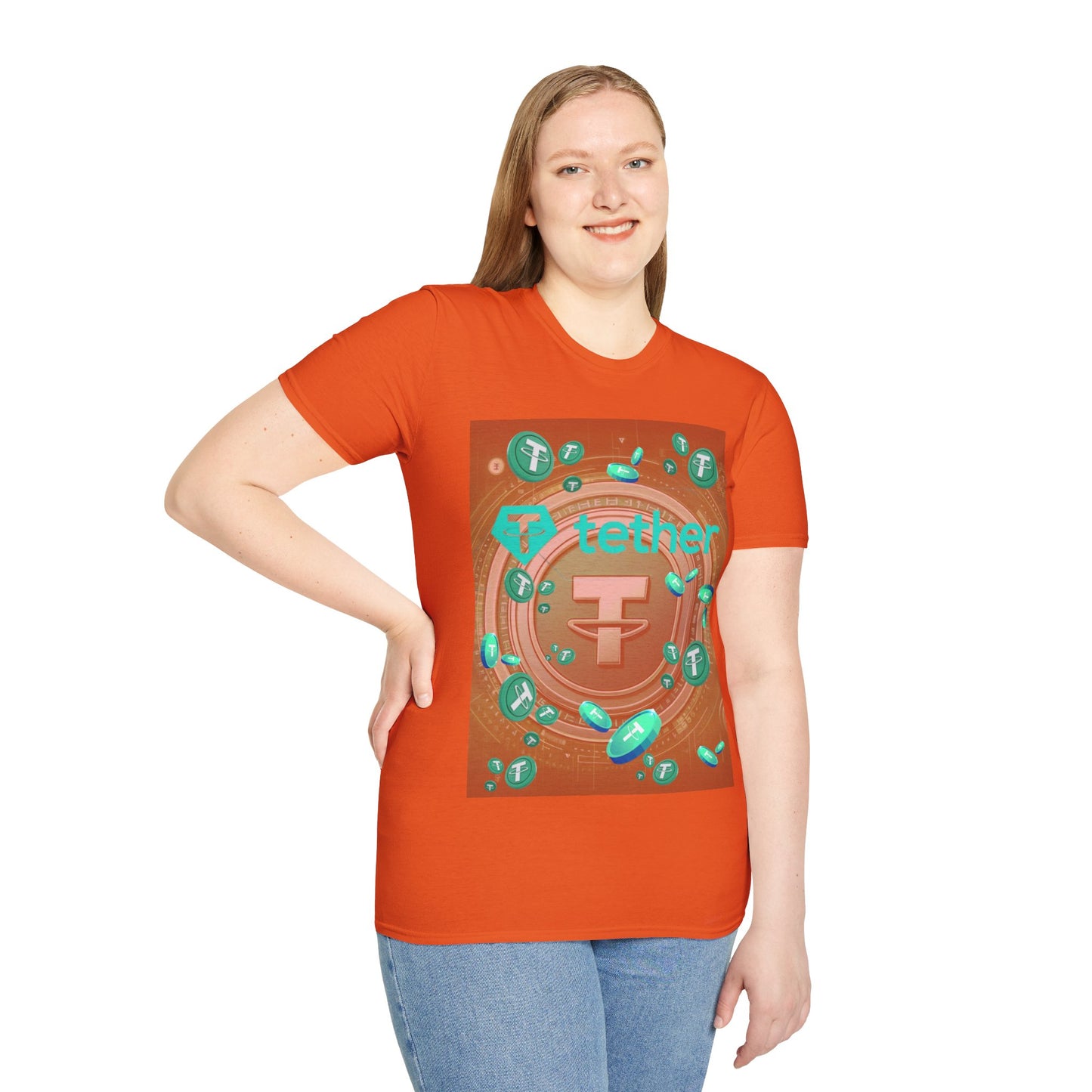 Tether LTcolors Unisex T-Shirt by cypherpunkgear.com