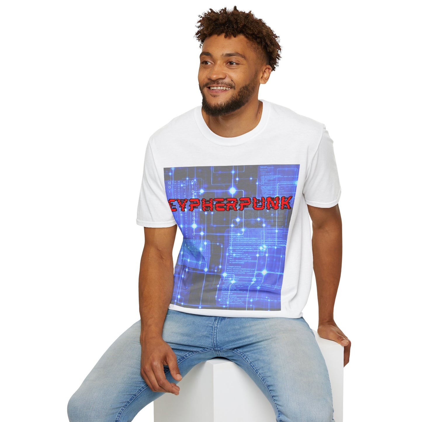 Cypherpunk LTcolors Unisex T-Shirt by cypherpunkgear.com