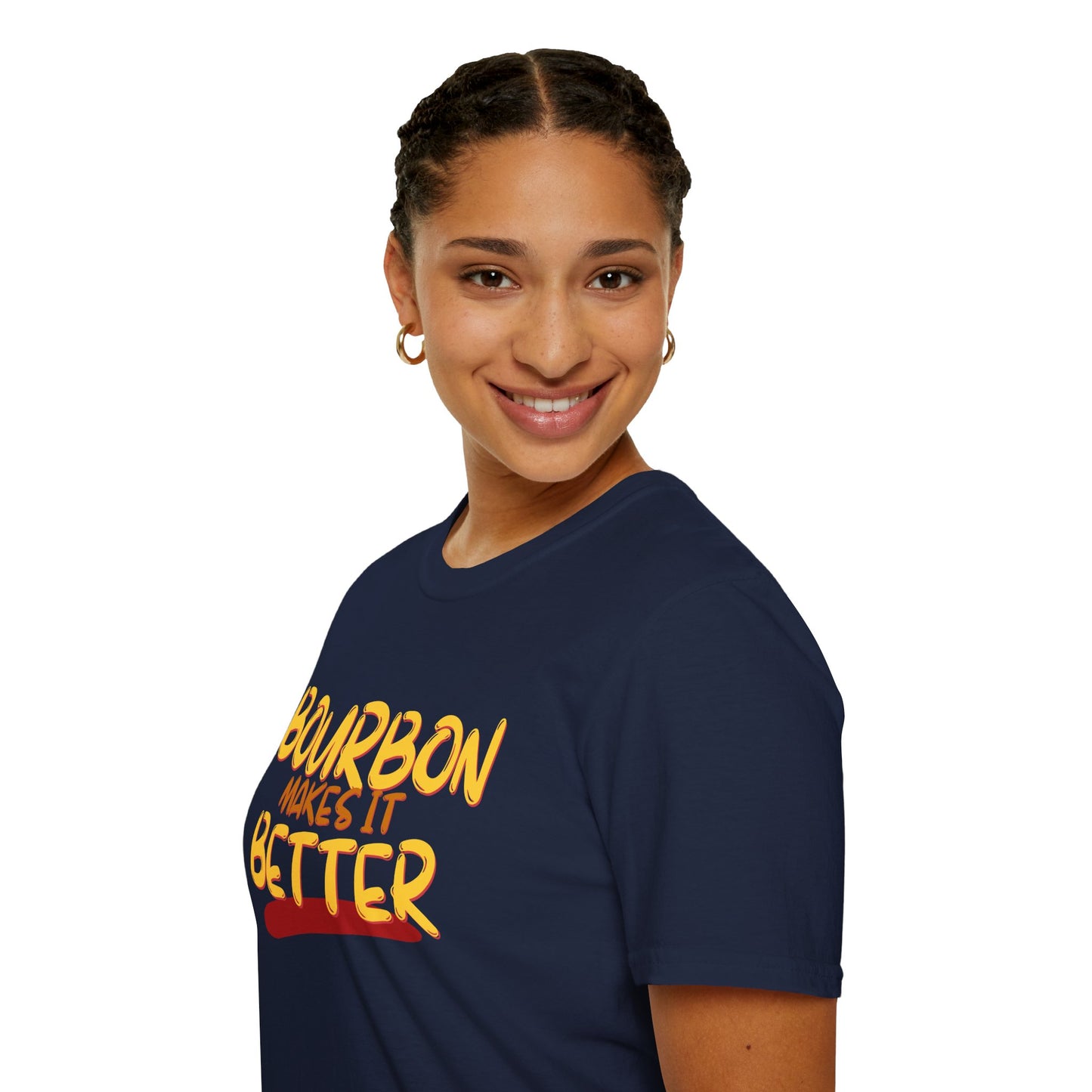 ¡Bourbon lo mejora con cypherpunkgear! Camiseta unisex de estilo suave