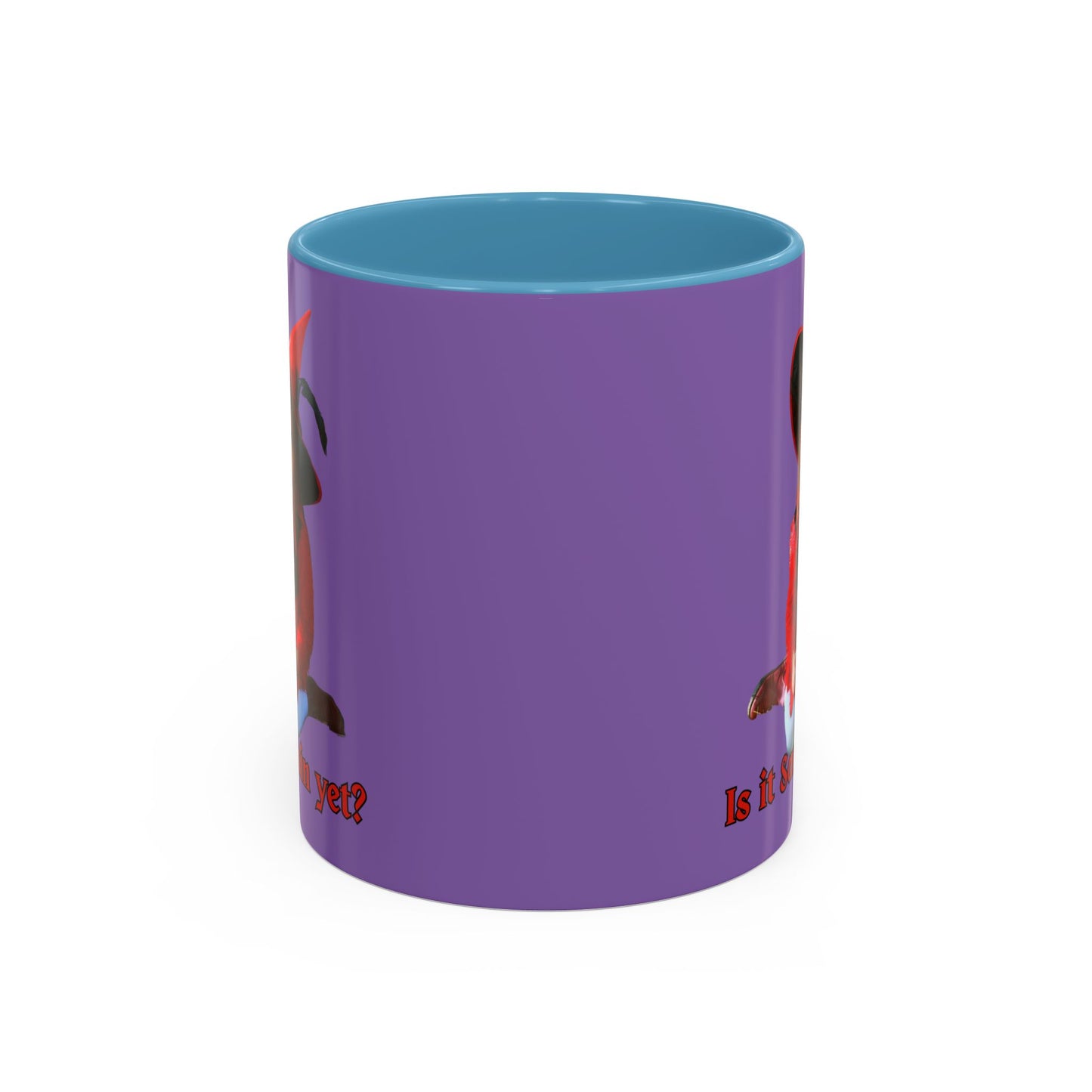 Is it Samhain yet? Light Purple Accent Mug by CreepyCrafts.boo