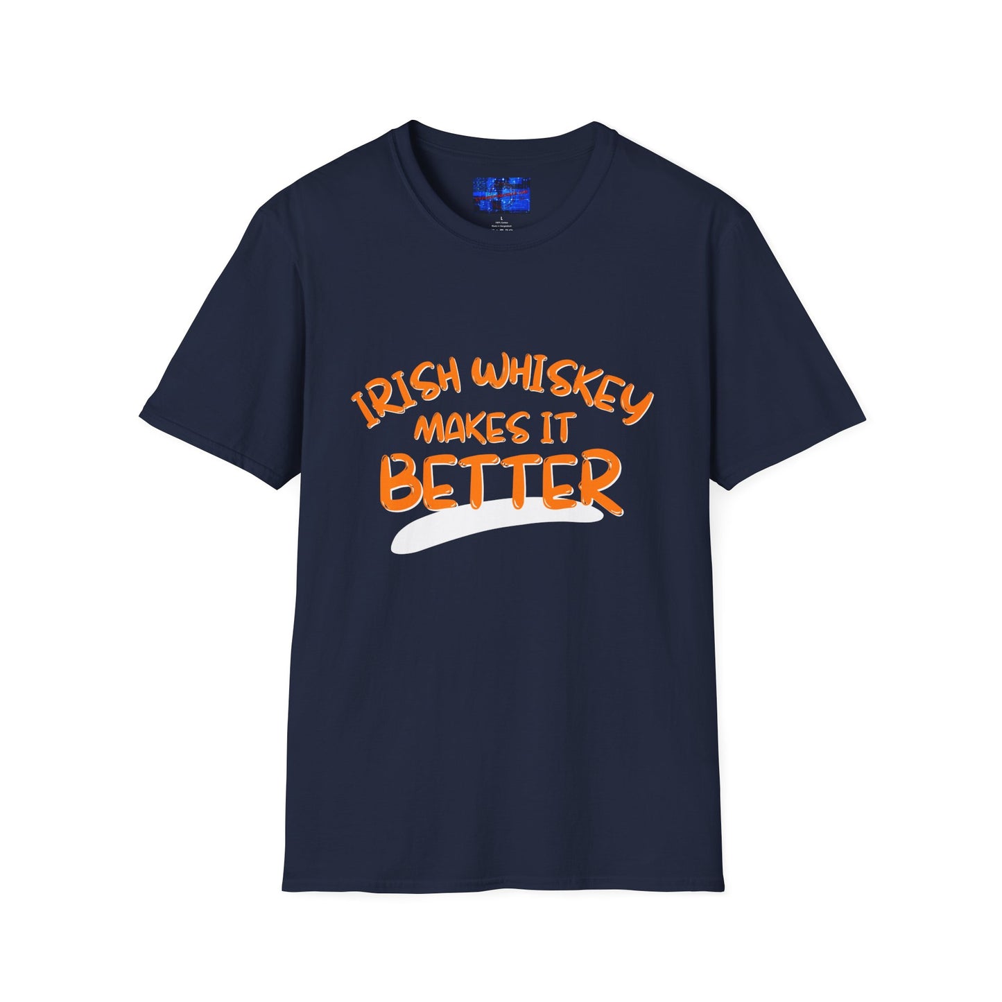 Irish Whiskey makes it better OGfont DKcolors Unisex T-Shirt by cypherpunkgear.com
