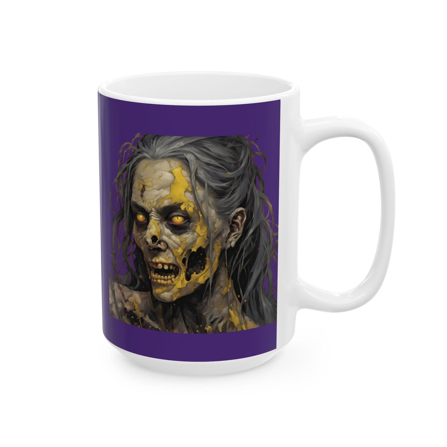 Rose Rottingham Has Risen Purple Mug by CreepyCrafts.boo