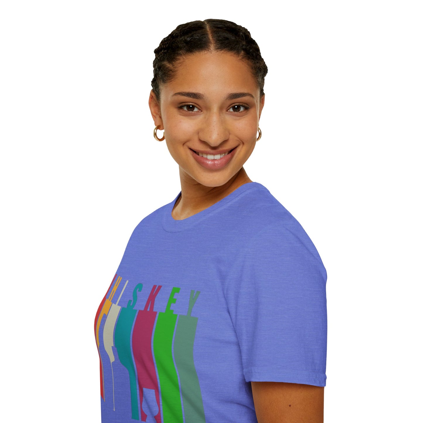 Whiskey spelled with an 'e' LTcolors Unisex T-Shirt by cypherpunkgear.com