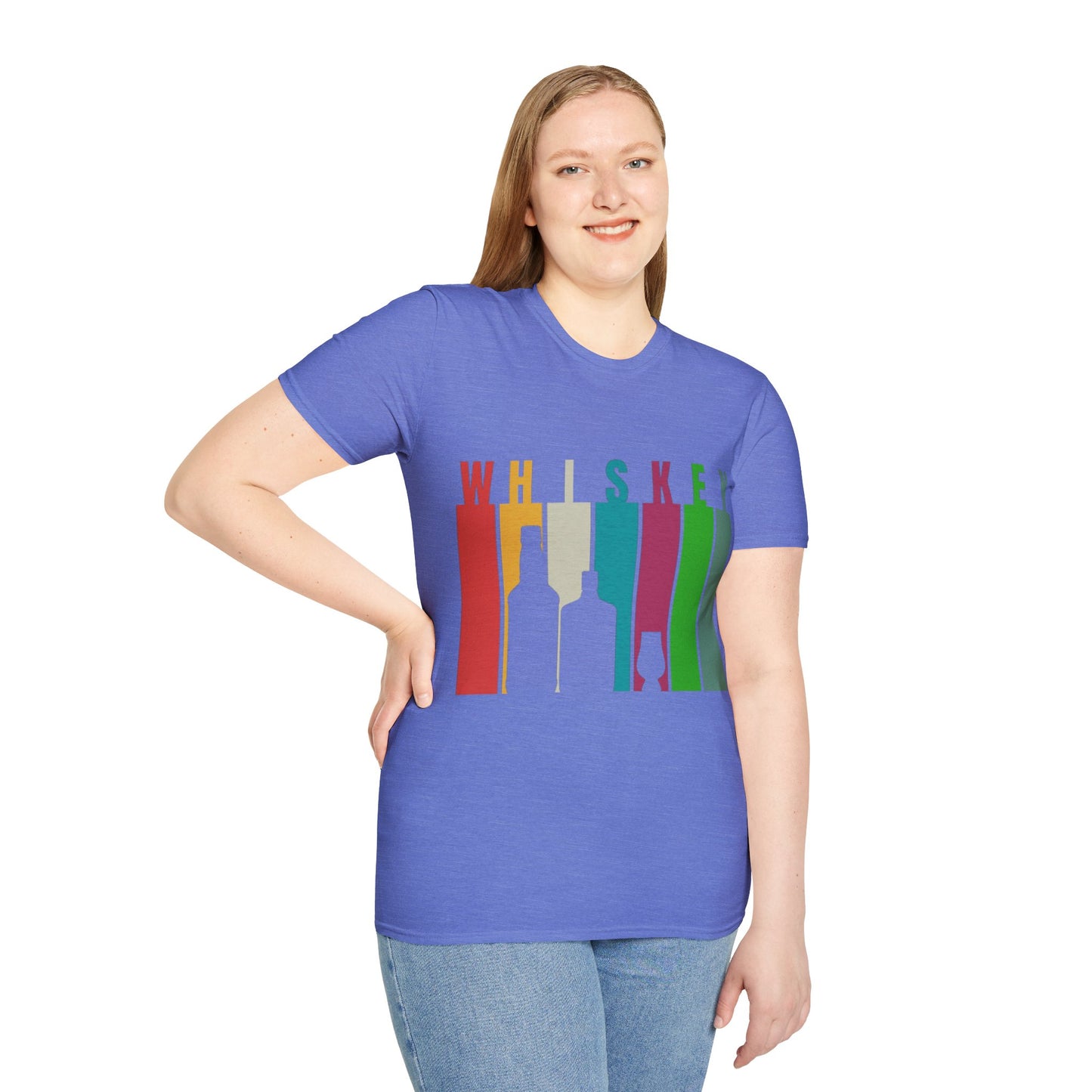 Whiskey spelled with an 'e' LTcolors Unisex T-Shirt by cypherpunkgear.com