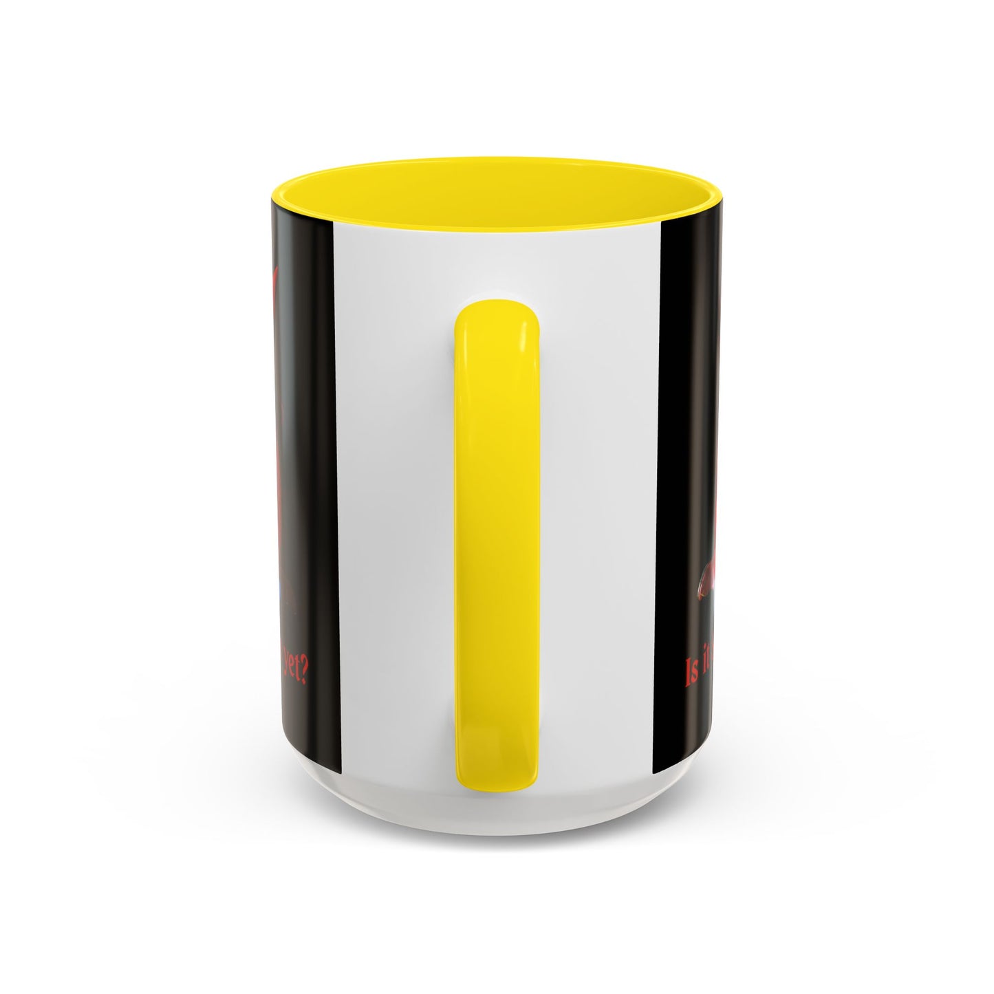 Is it Samhain yet? Black Accent Mug by CreepyCrafts.boo