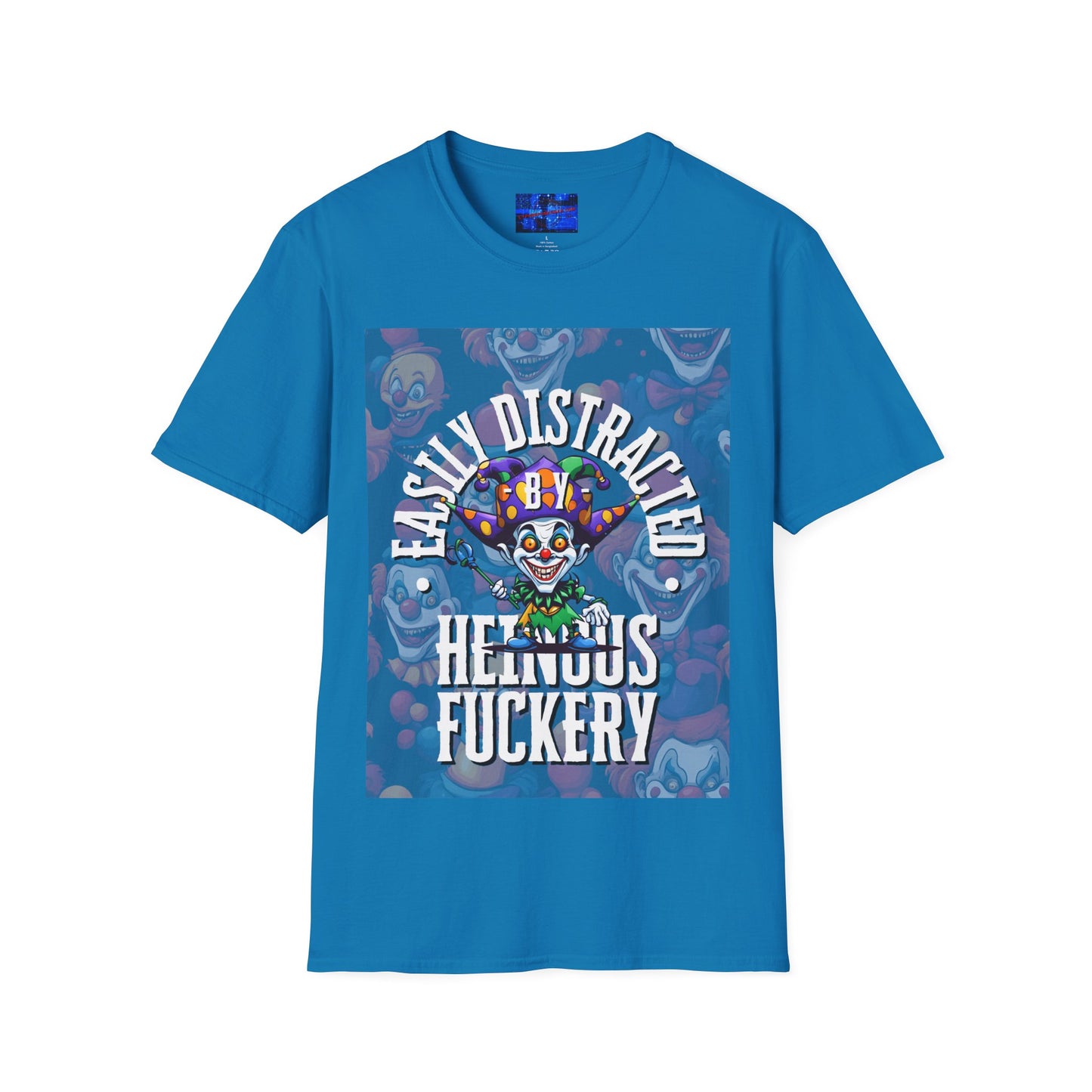 Easily Distracted by Heinous Fuckery Little Jincs DKcolors Unisex T-Shirt by cypherpunkgear.com