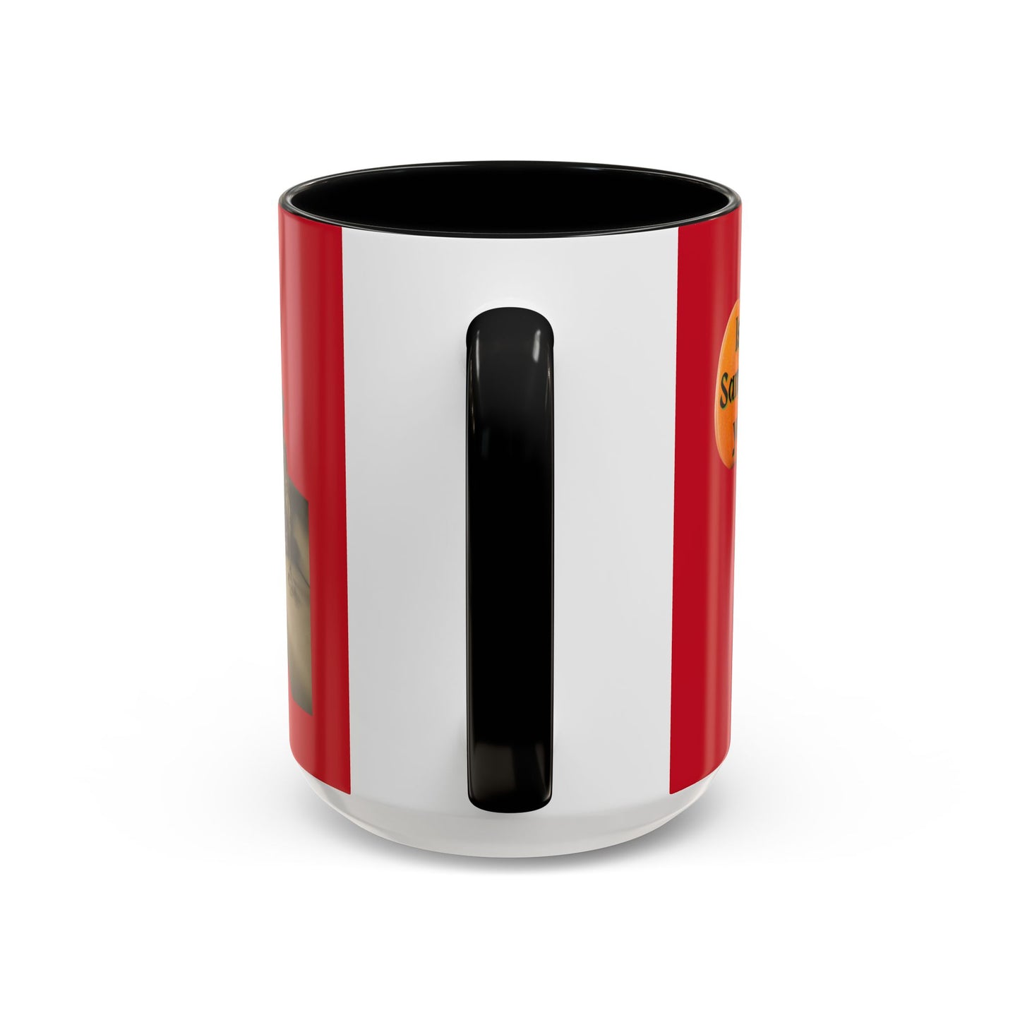 Is it Samhain yet? Skeleton's Pumpkin Red Accent Mug by CreepyCrafts.boo